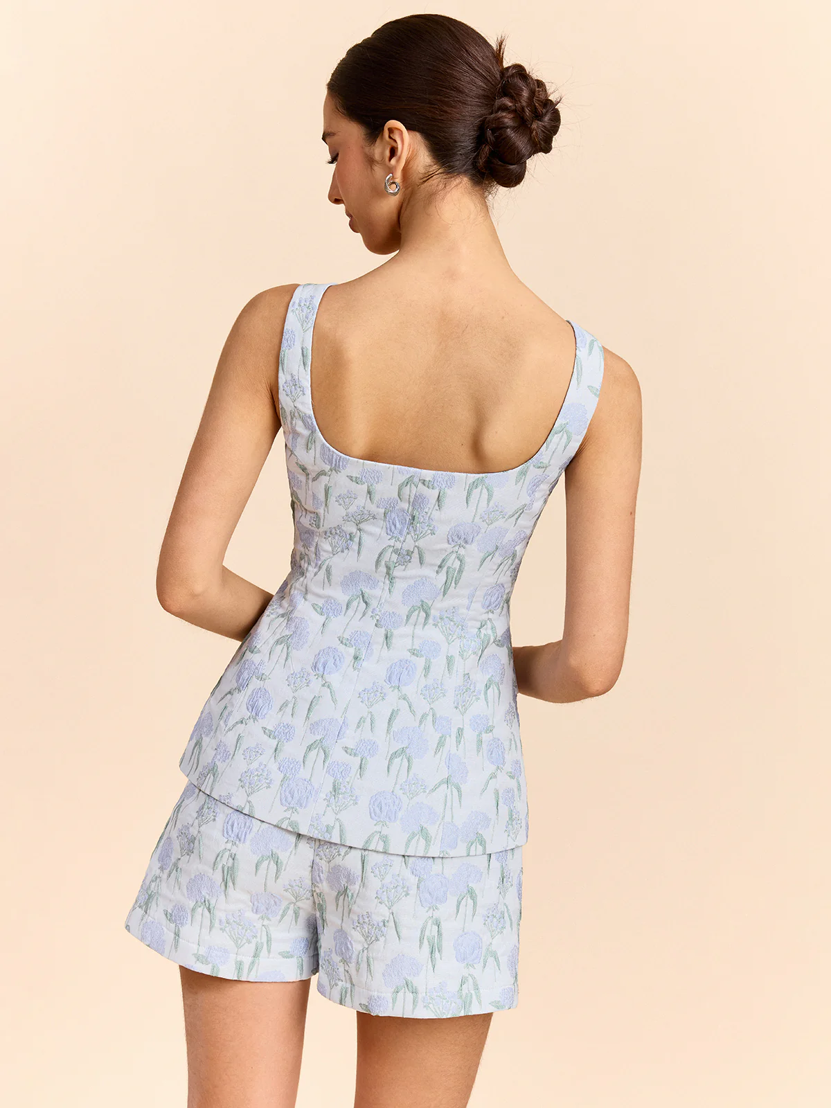 Floral Jacquard Vest - Image 6