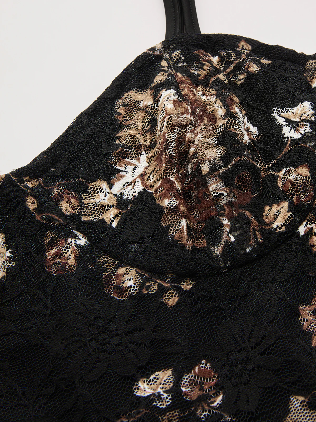 Floral Lace Cami Dress & Wrap Satin Skirt Set - Image 8