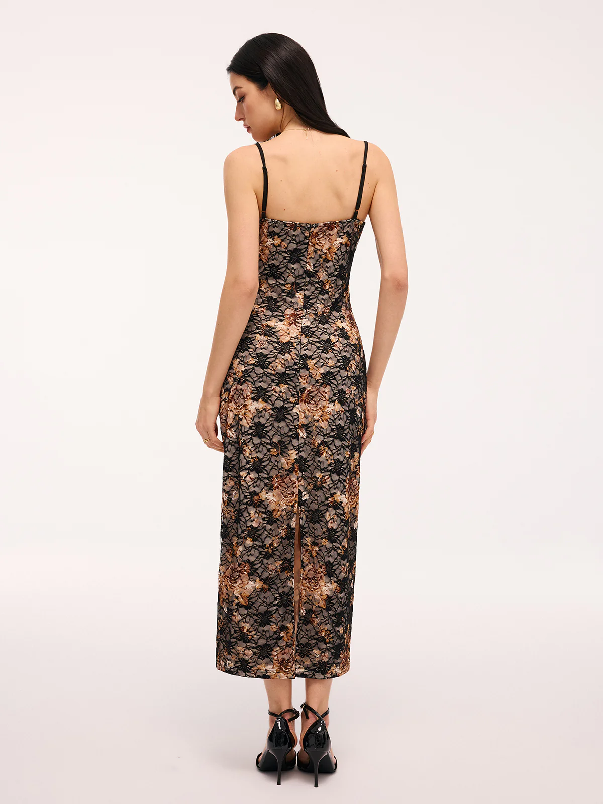 Floral Lace Cami Maxi Dress - Image 6