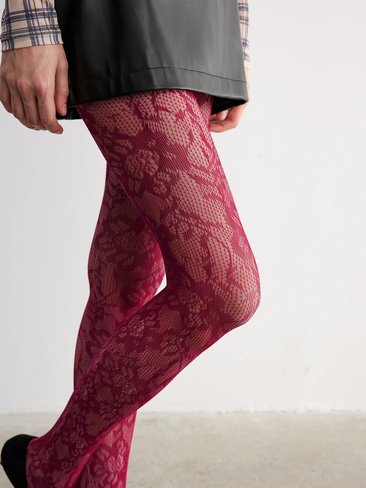 Floral Lace Tights - Image 6