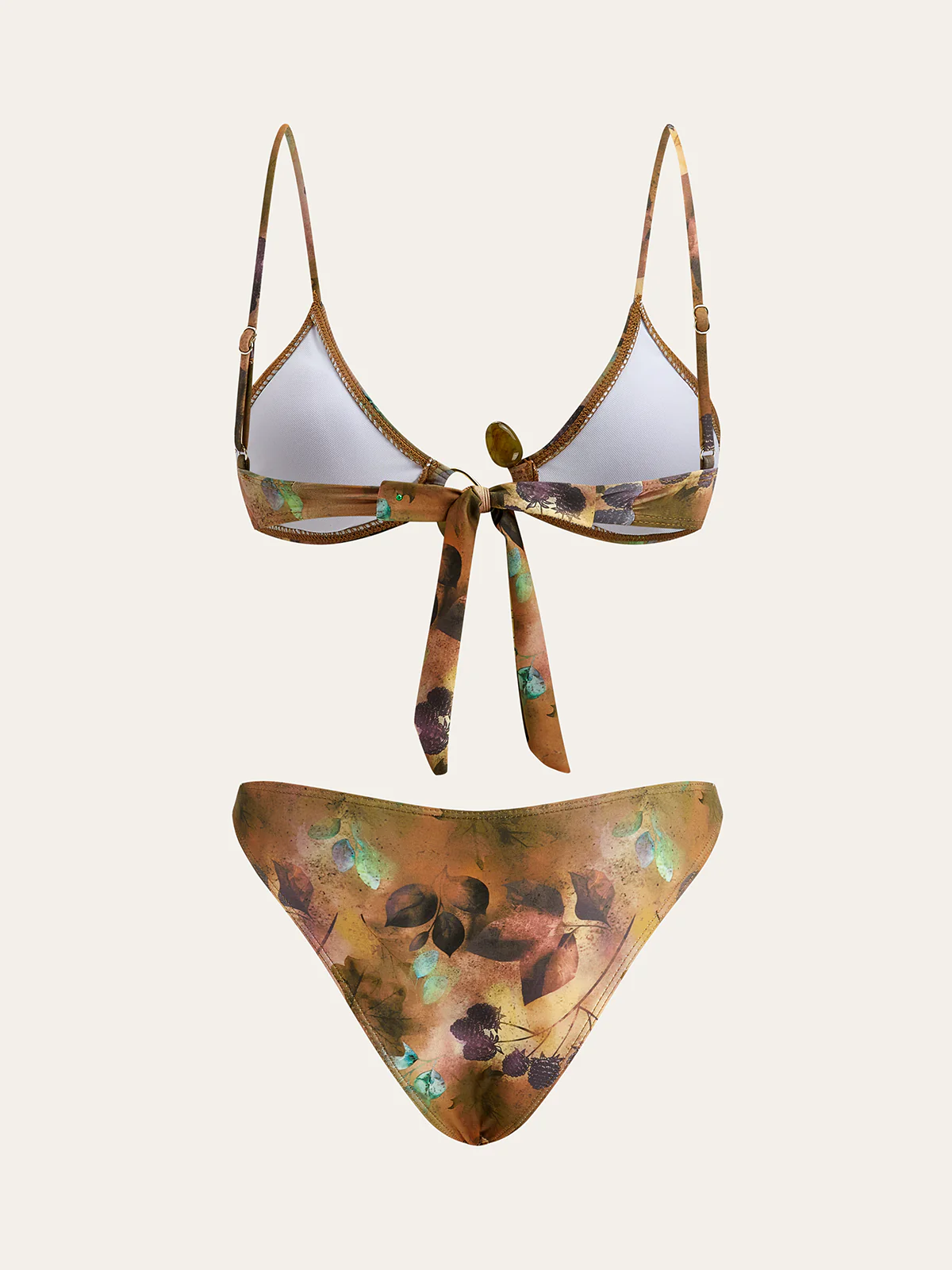 Floral Print Bikini Set - Image 2