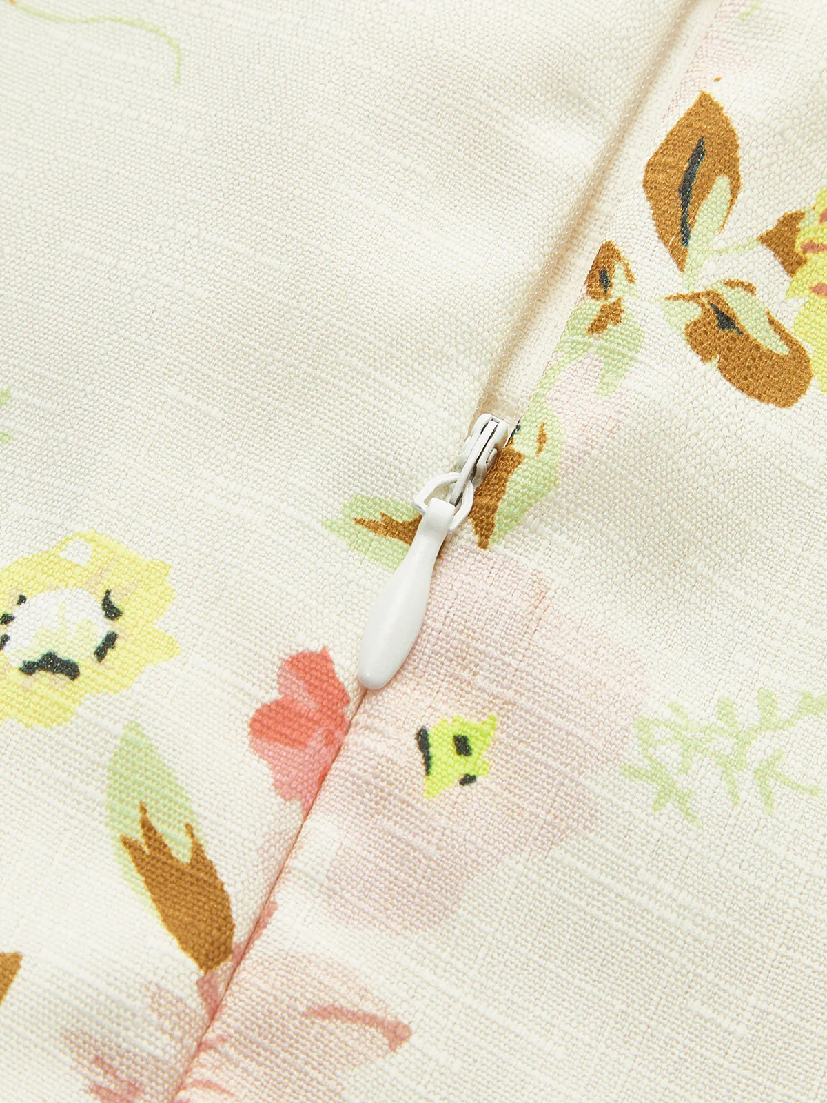 Floral Print Button Detail Dress With Belt - Image 3