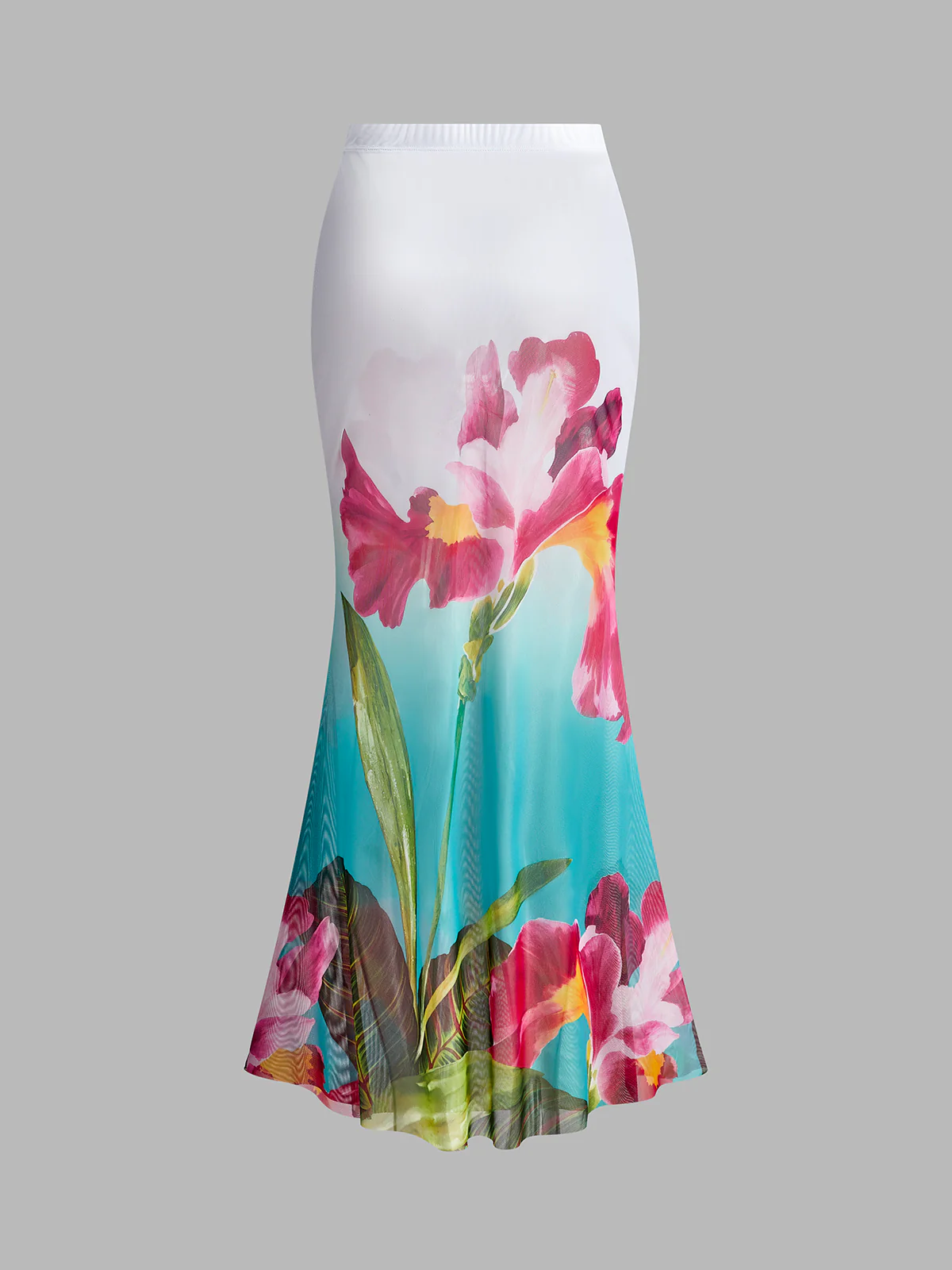 Floral Print Cover-up Skirt - Image 2