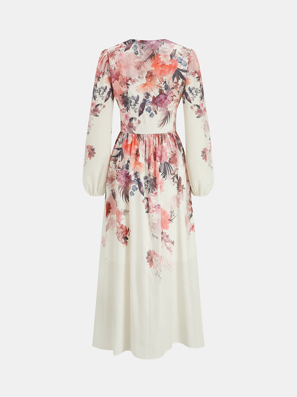 Floral Print Long Sleeve Maxi Dress - Image 2