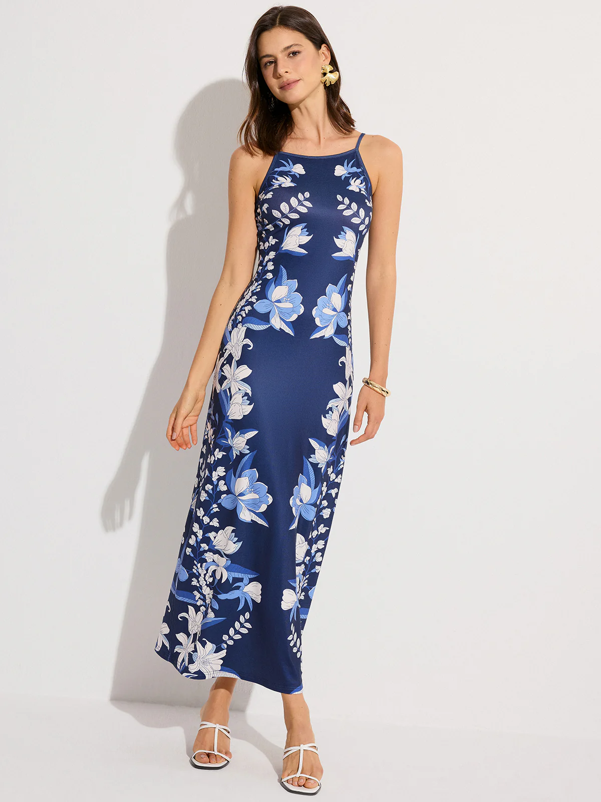 Floral Print Maxi Dress - Image 2