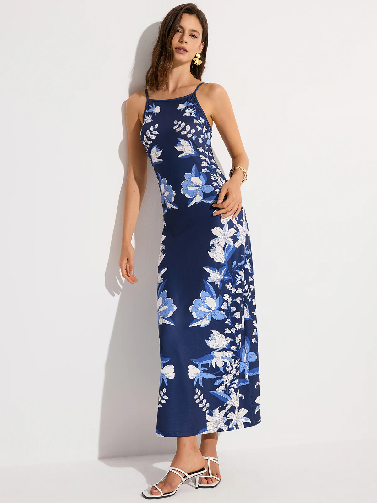 Floral Print Maxi Dress - Image 6