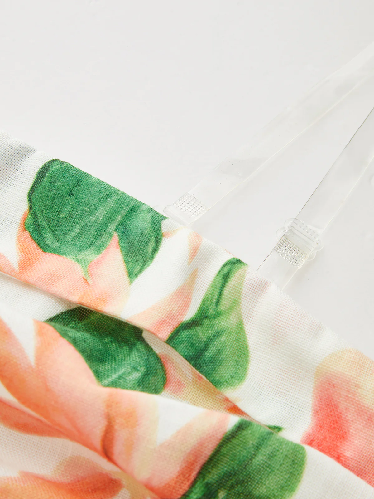 Floral Print Strapless Top & Midi Skirt Set - Image 6