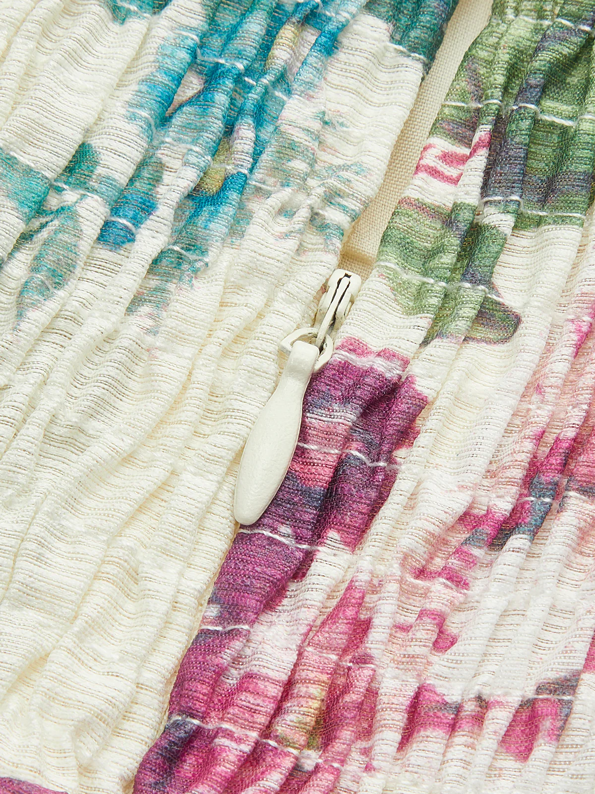 Floral Print Tie-Strap Belted Dress - Image 2
