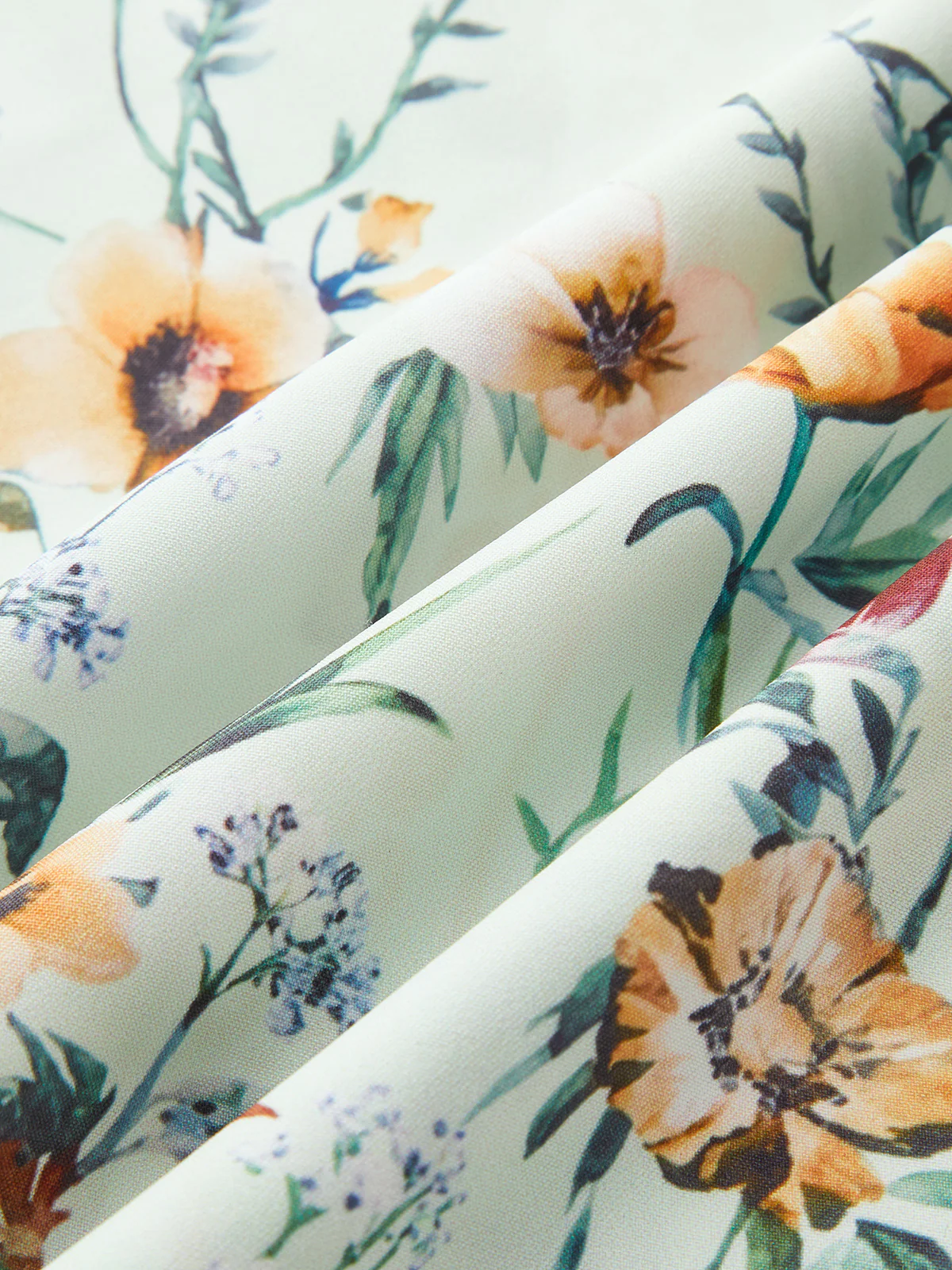 Floral Print Tie Wrap Mini Skirt - Image 3
