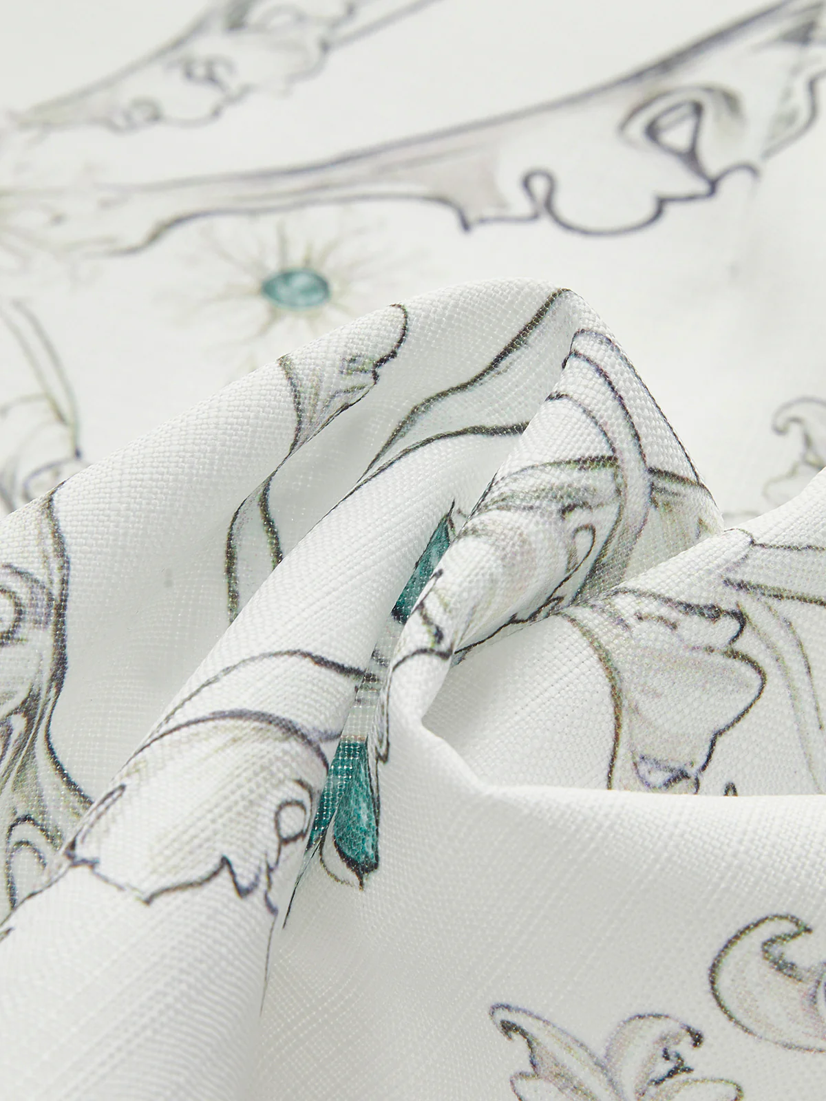 Floral Print Wrap Skirt - Image 4