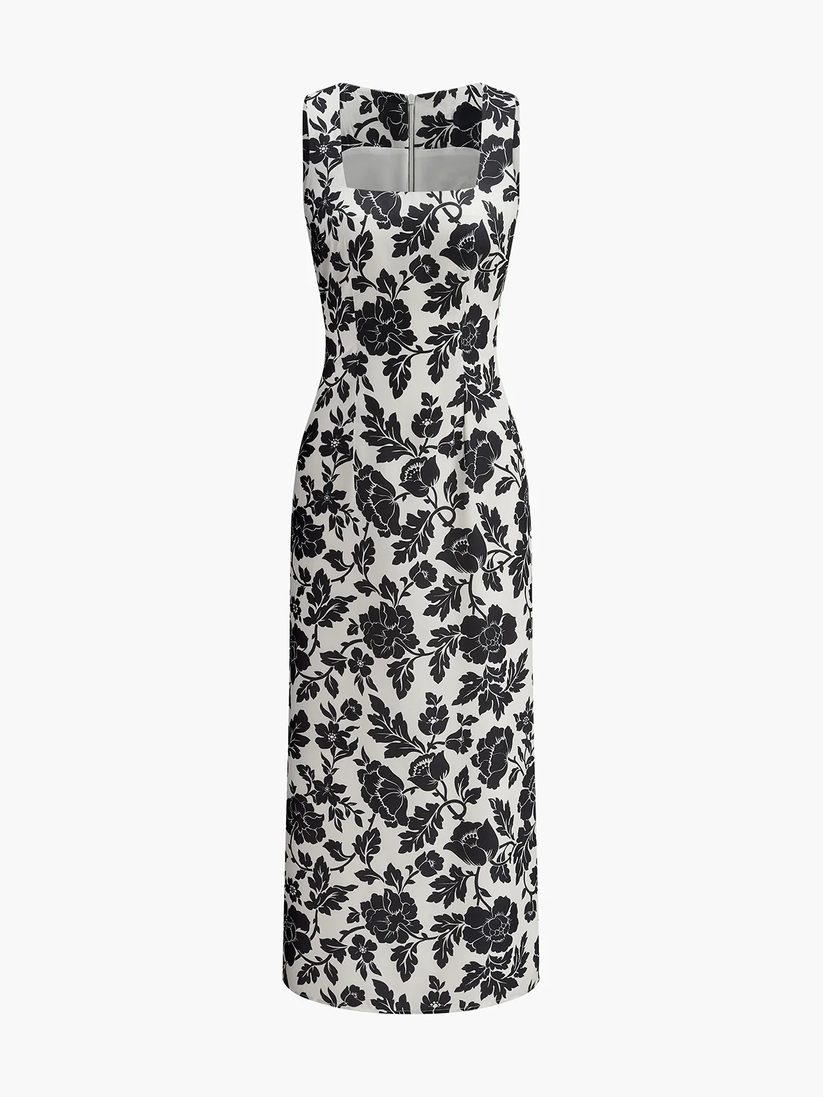 Floral Square Neck Slip Dress - Image 2