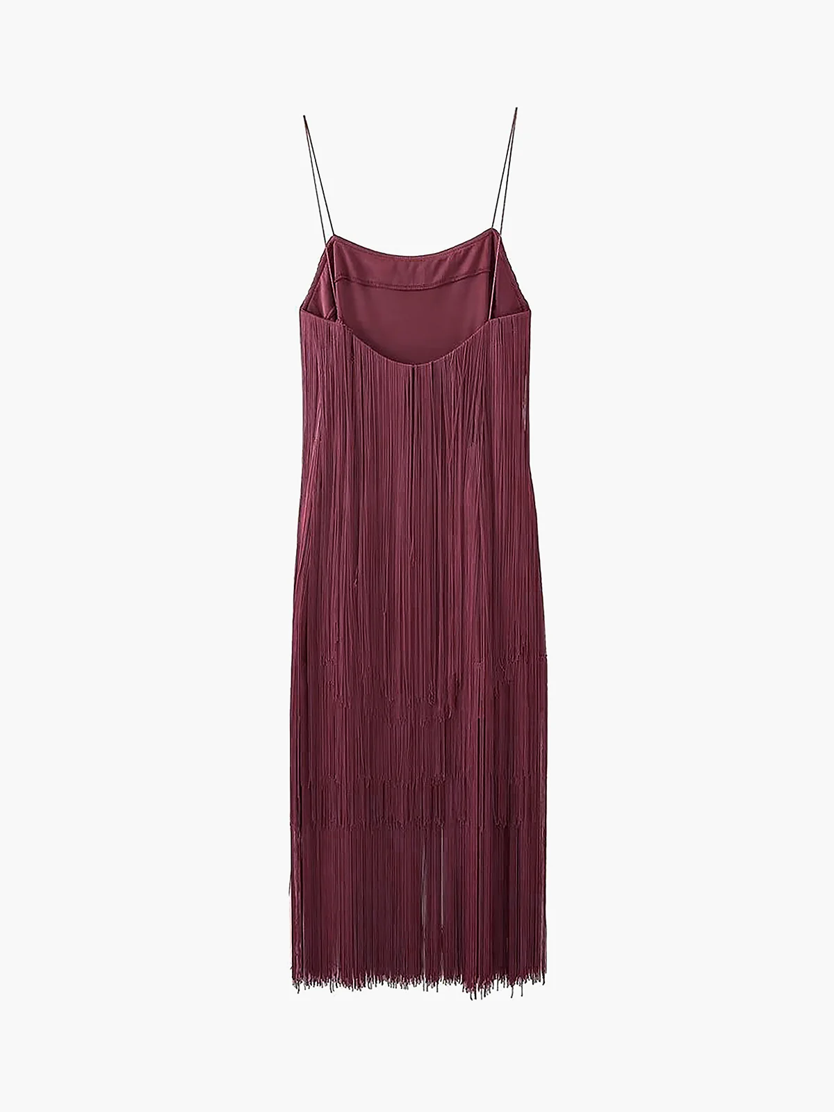 Florence Fringed Open Back Short Dress - Image 5
