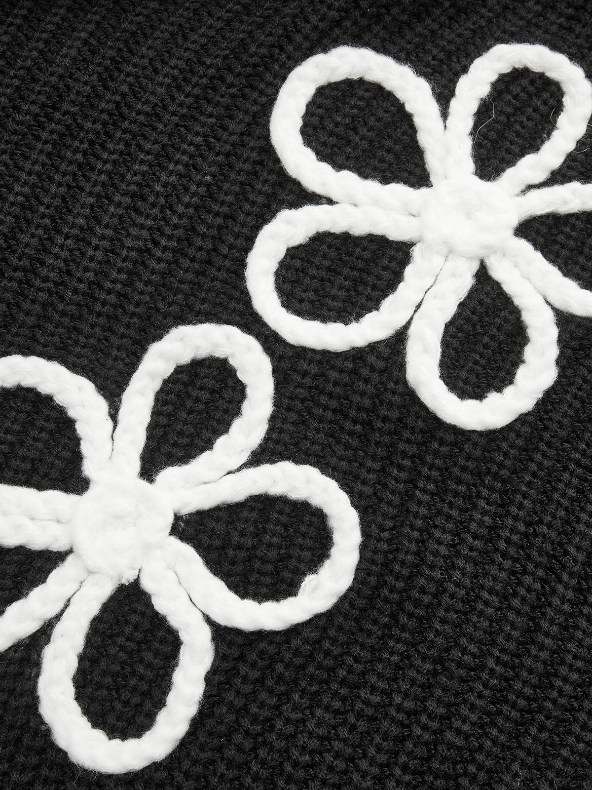 Flower Applique Sweater - Image 4