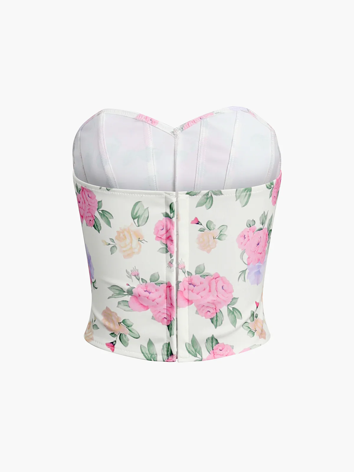 Flower Heart Shaped Neckline Corset - Image 5