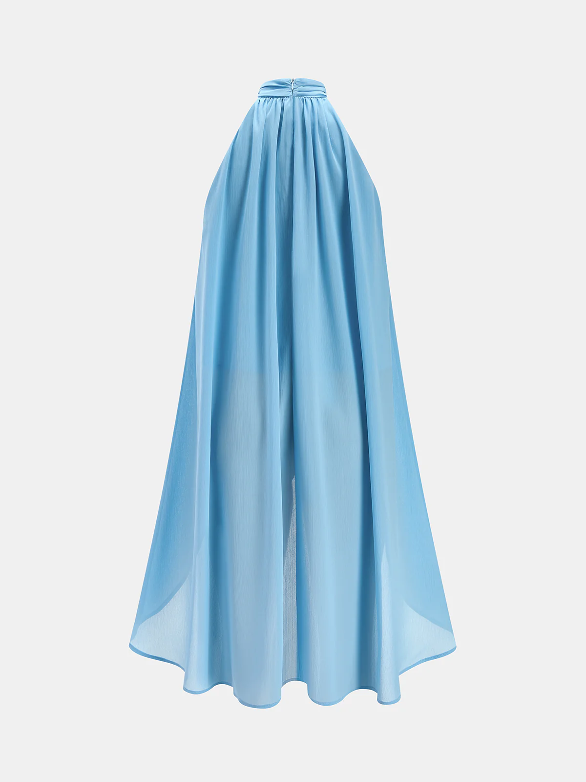 Flowy Chiffon Sleeveless Top & Pants Set - Image 5