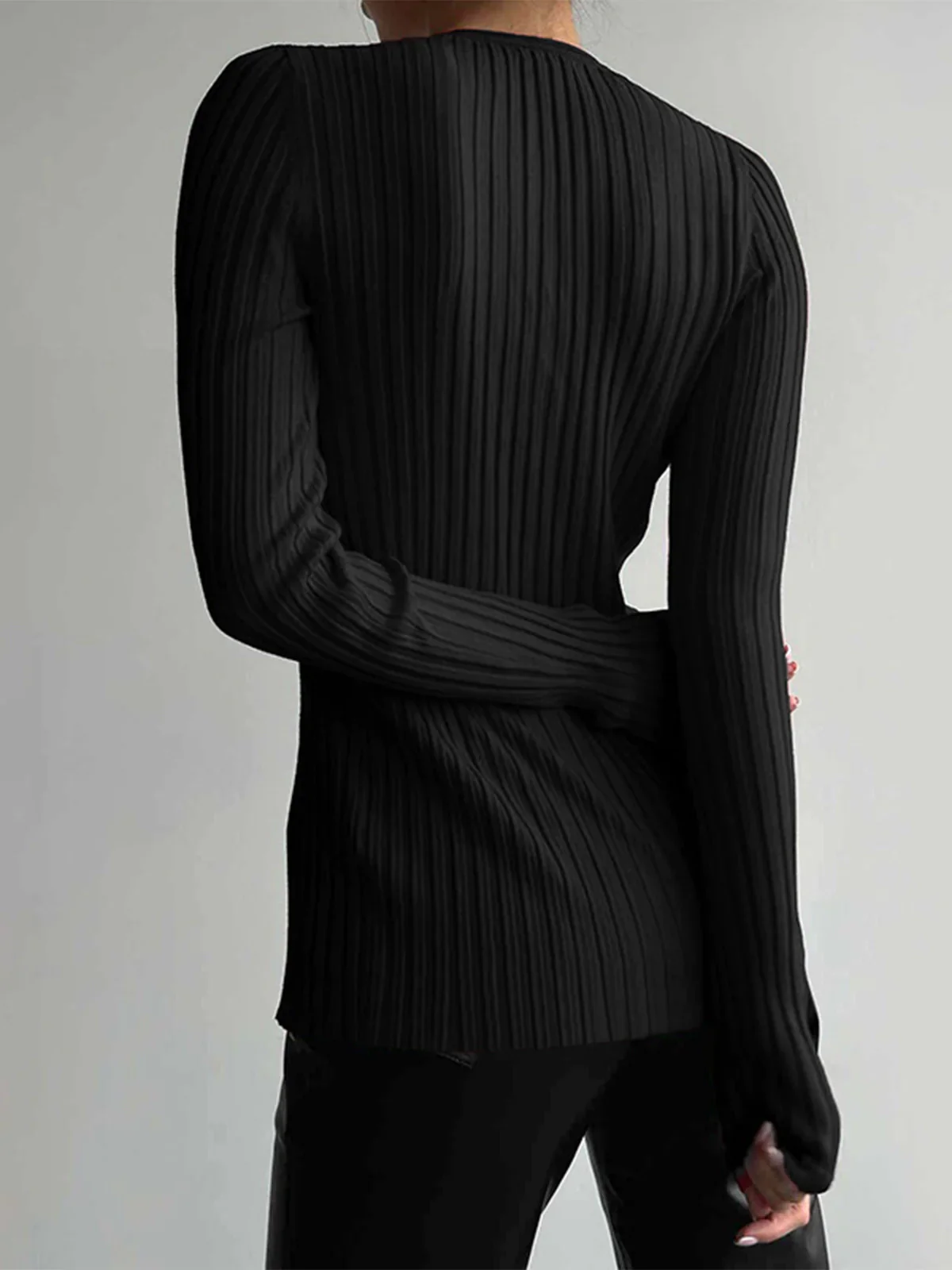 Free Your Mind Long Sleeve Knit Top - Image 2