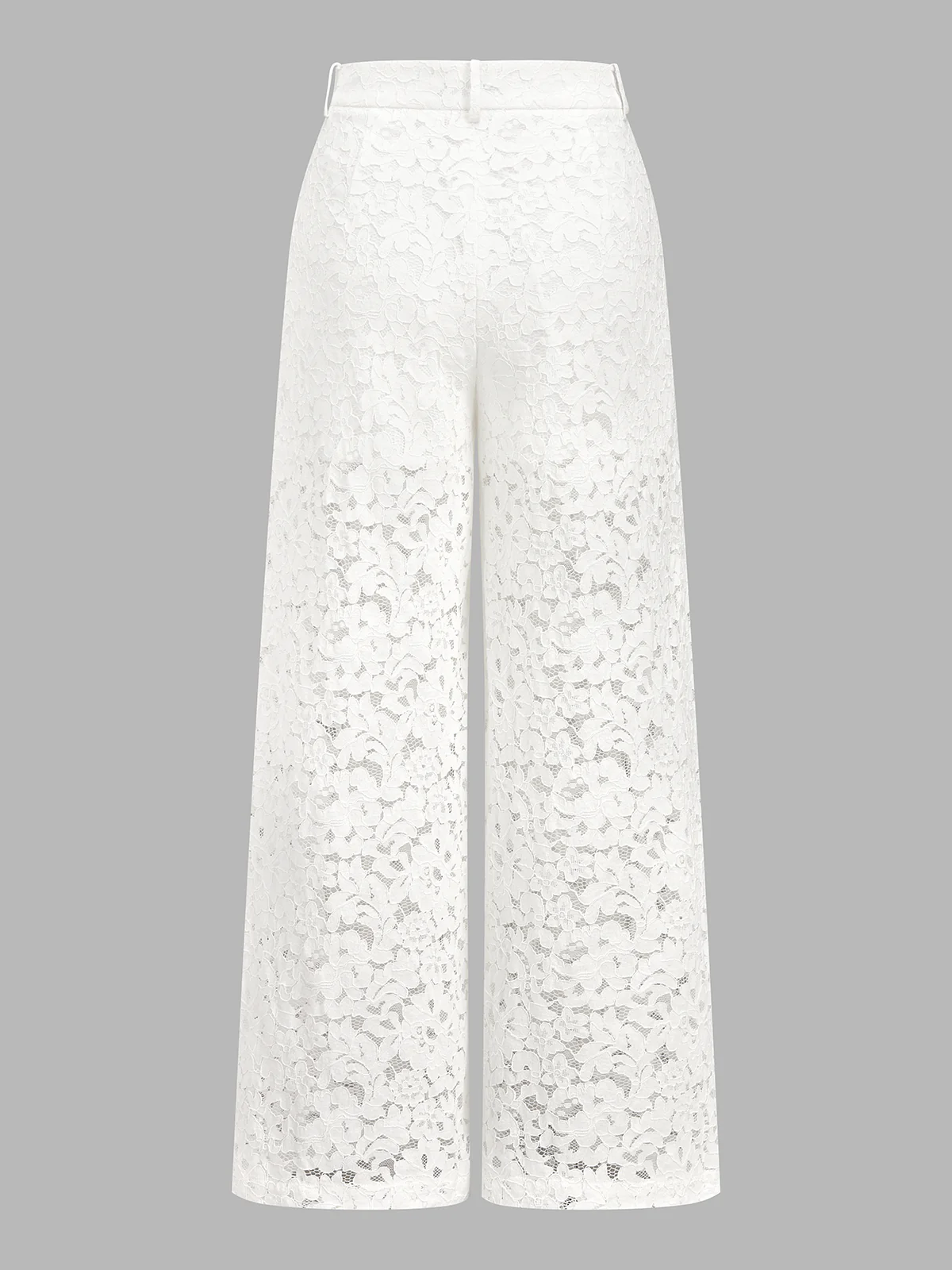 Frog Button Mandarin Collar Lace Vest & Pants Set - Image 6