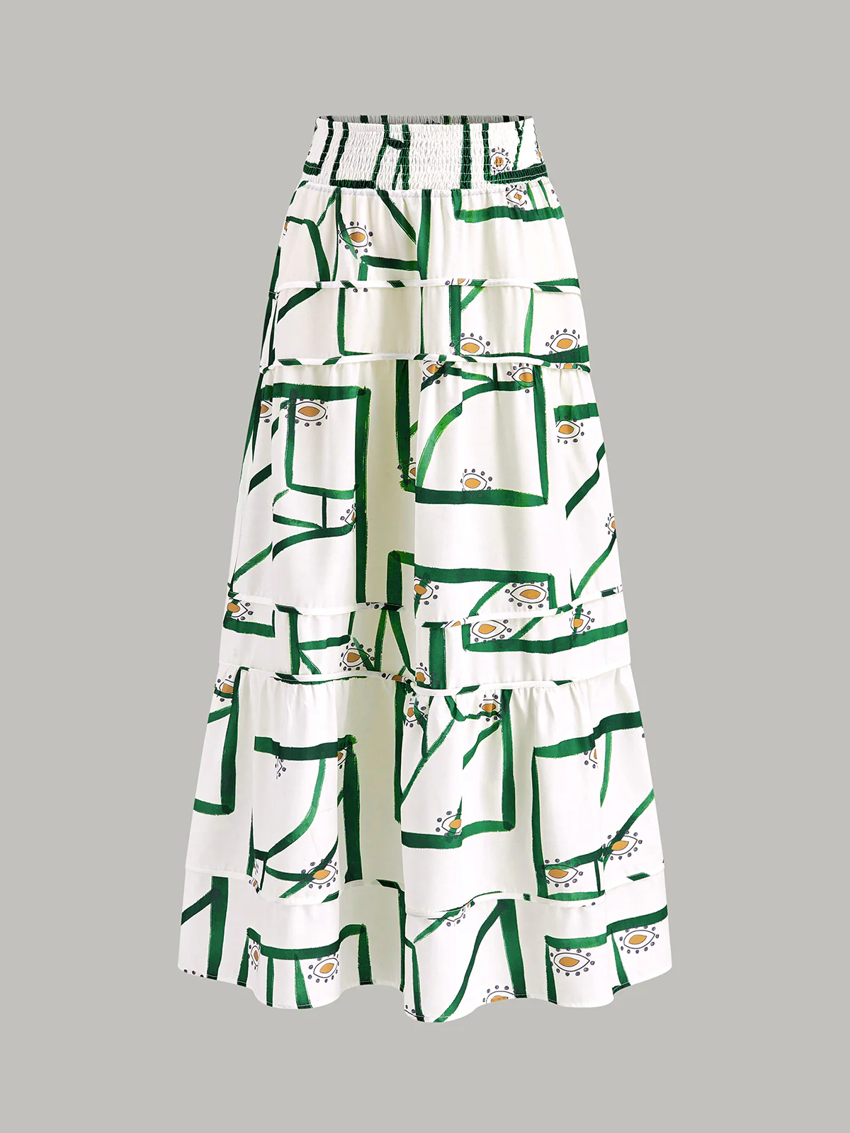 Front Tie Cami Top With Tiered Skirt Set - Image 4