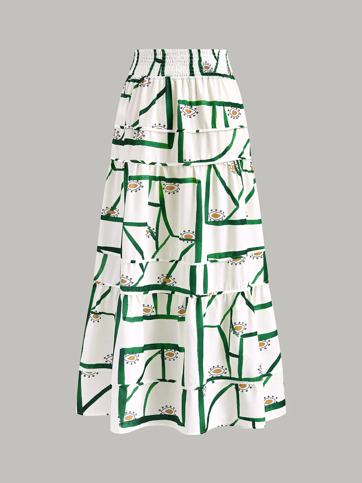 Front Tie Cami Top With Tiered Skirt Set - Image 5