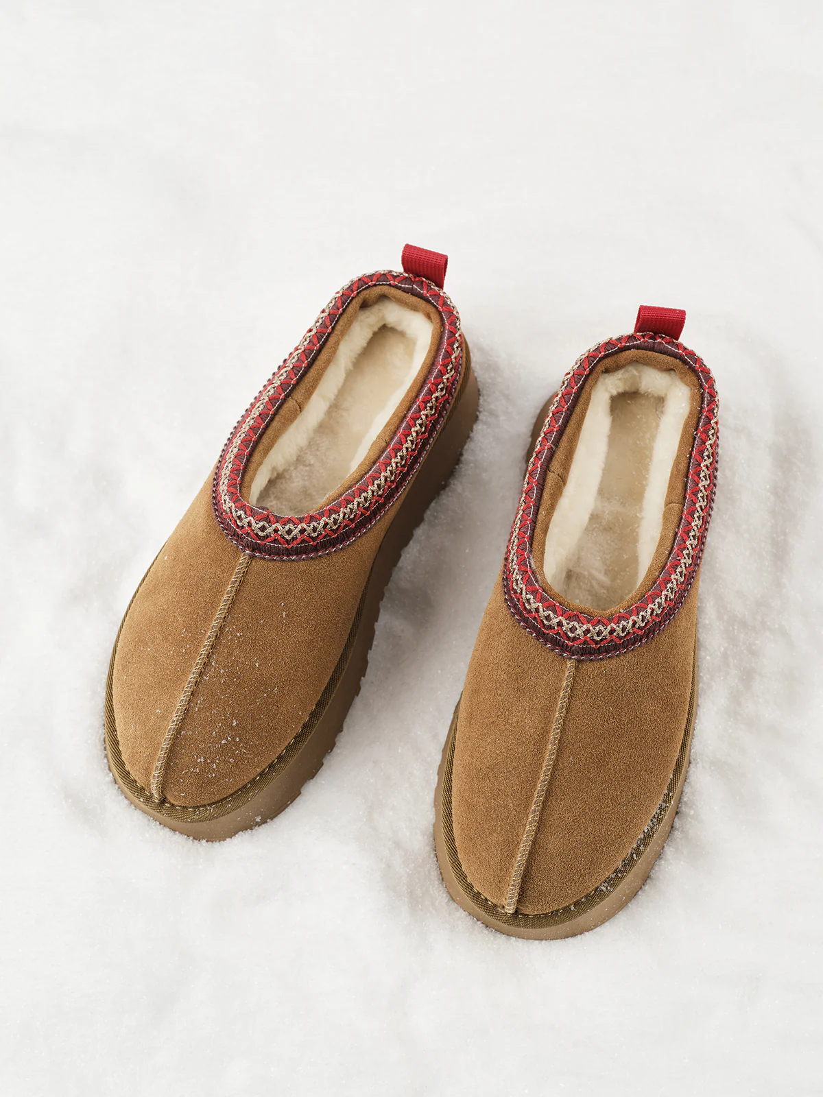 Fur Integrated Platform Snow Boots - Image 6