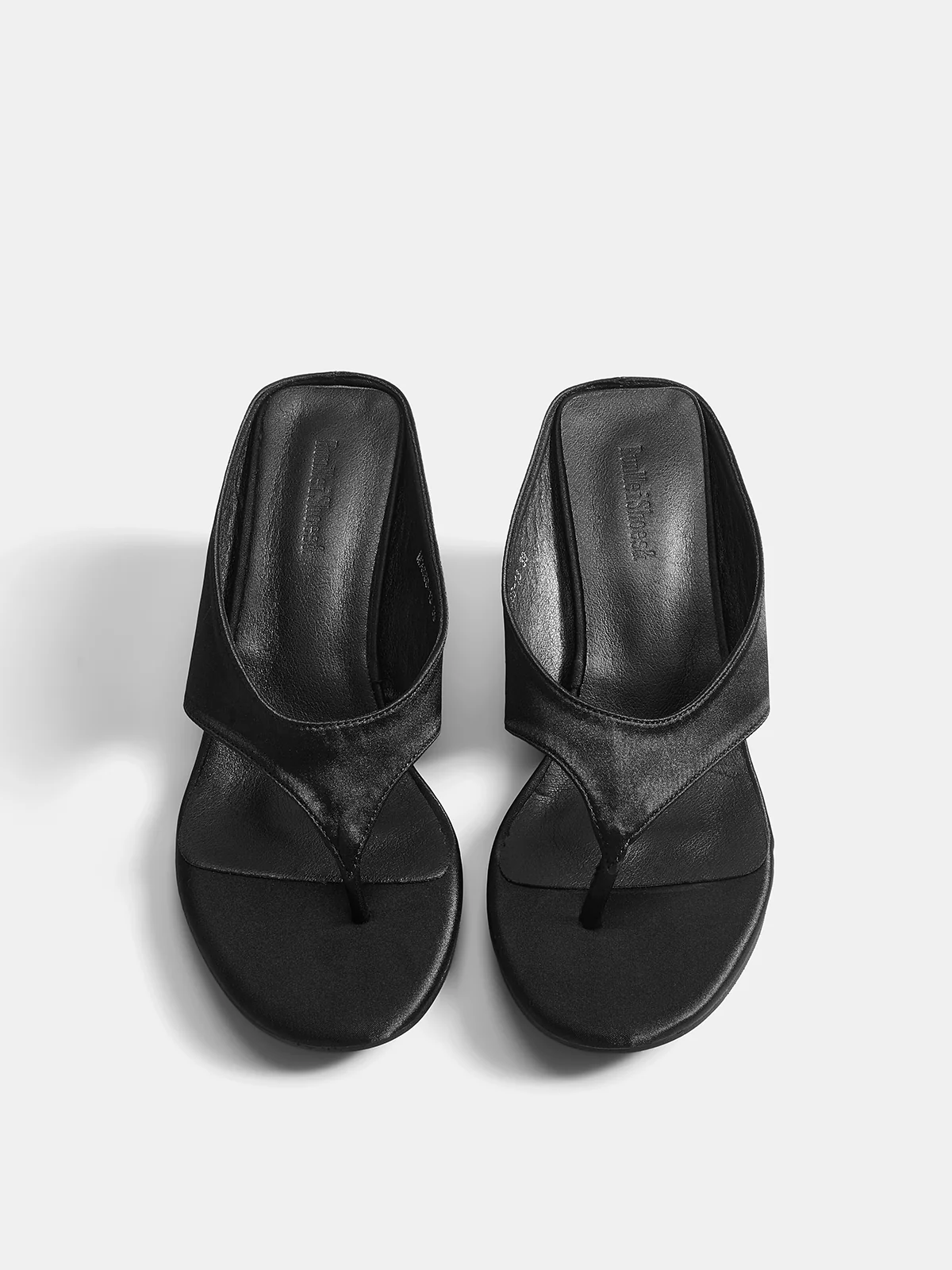 Genuine Leather Wedge Thong Sandals - Image 4