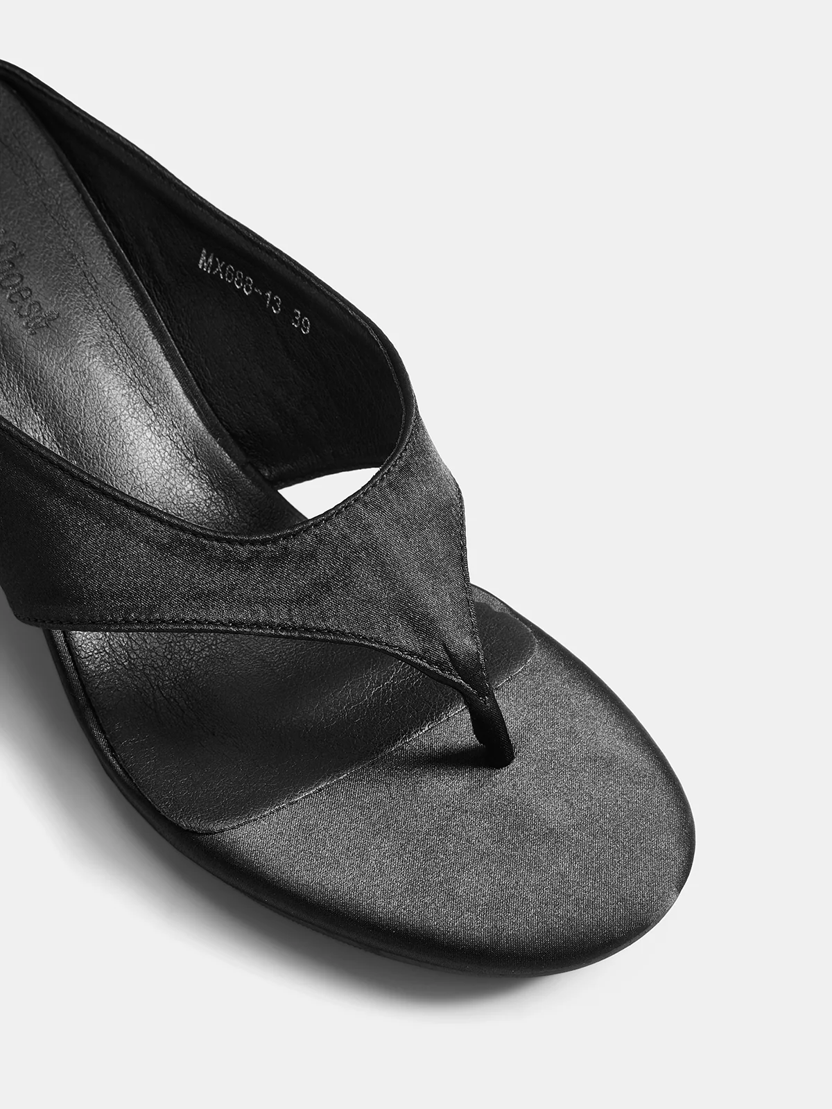 Genuine Leather Wedge Thong Sandals - Image 5