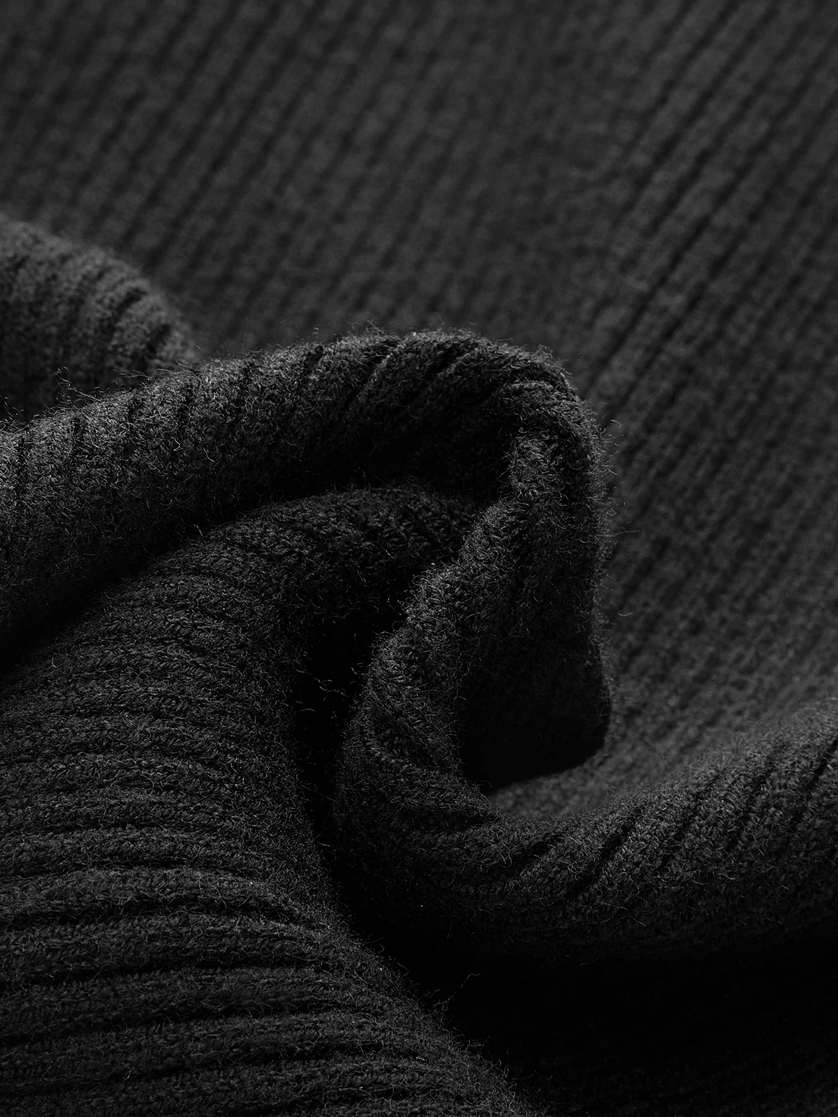 Geometric-Button Ribbed Knit Top - Image 10