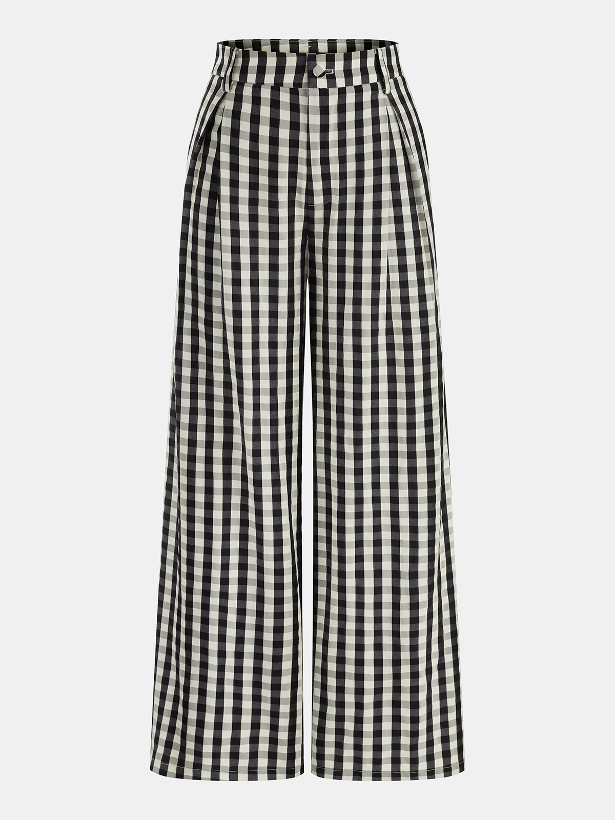 Gingham Halter Tie-Waist Top & Pants Set - Image 4