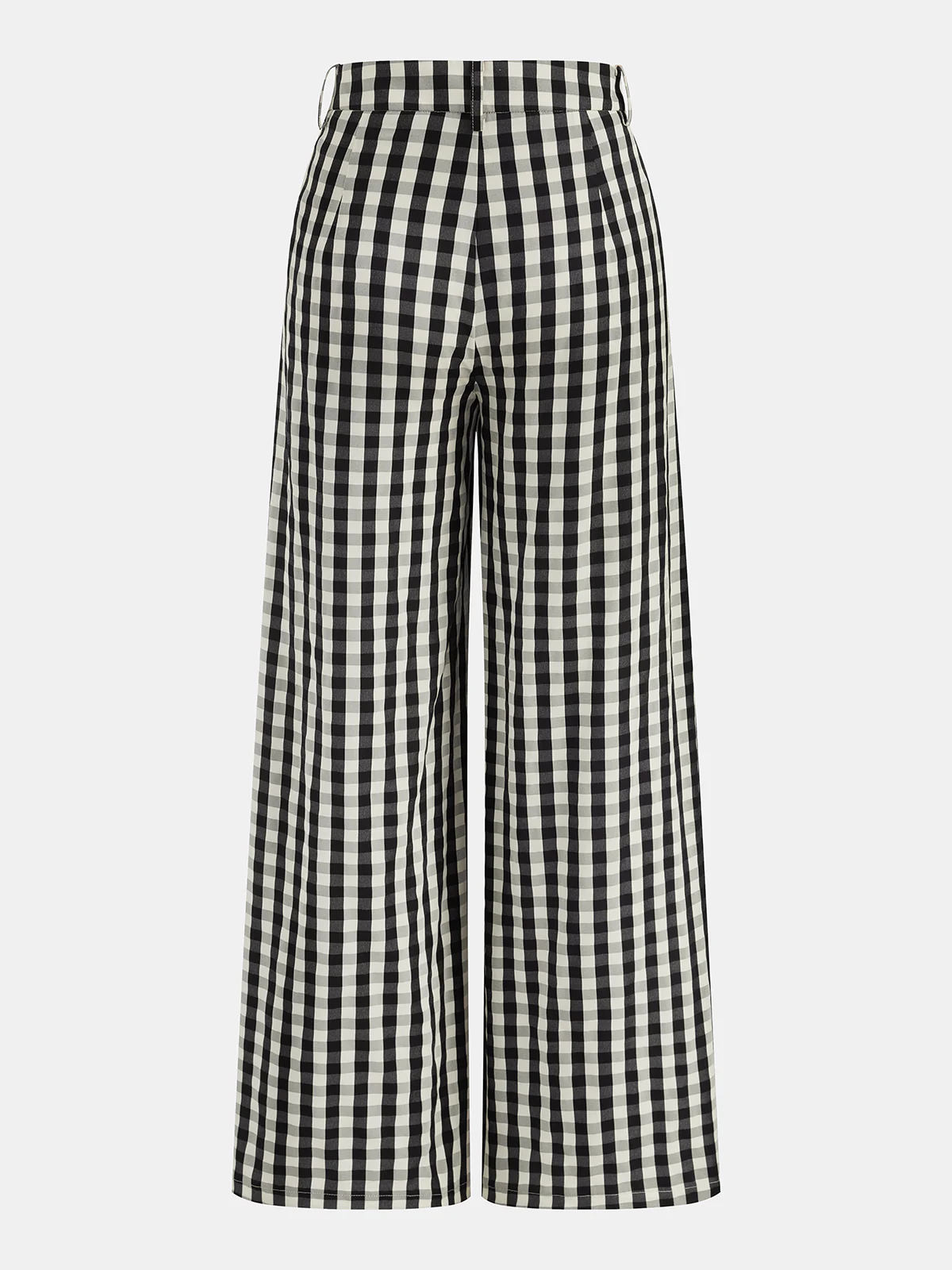 Gingham Halter Tie-Waist Top & Pants Set - Image 5