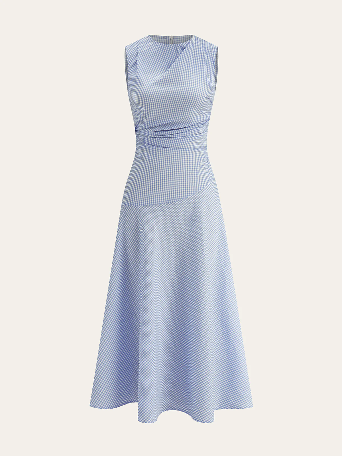 Gingham Midi Dress - Image 8