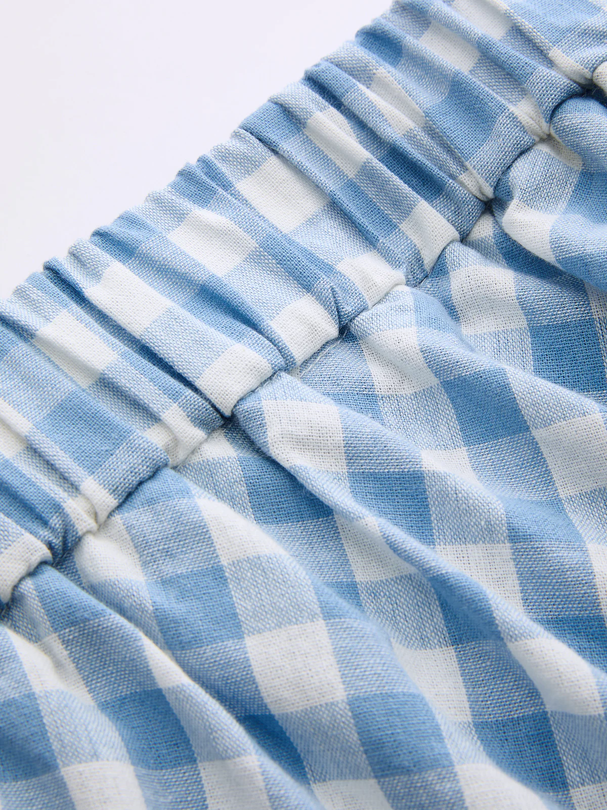 Gingham Wrap Tie Cami Top & Midi Skirt Set - Image 7