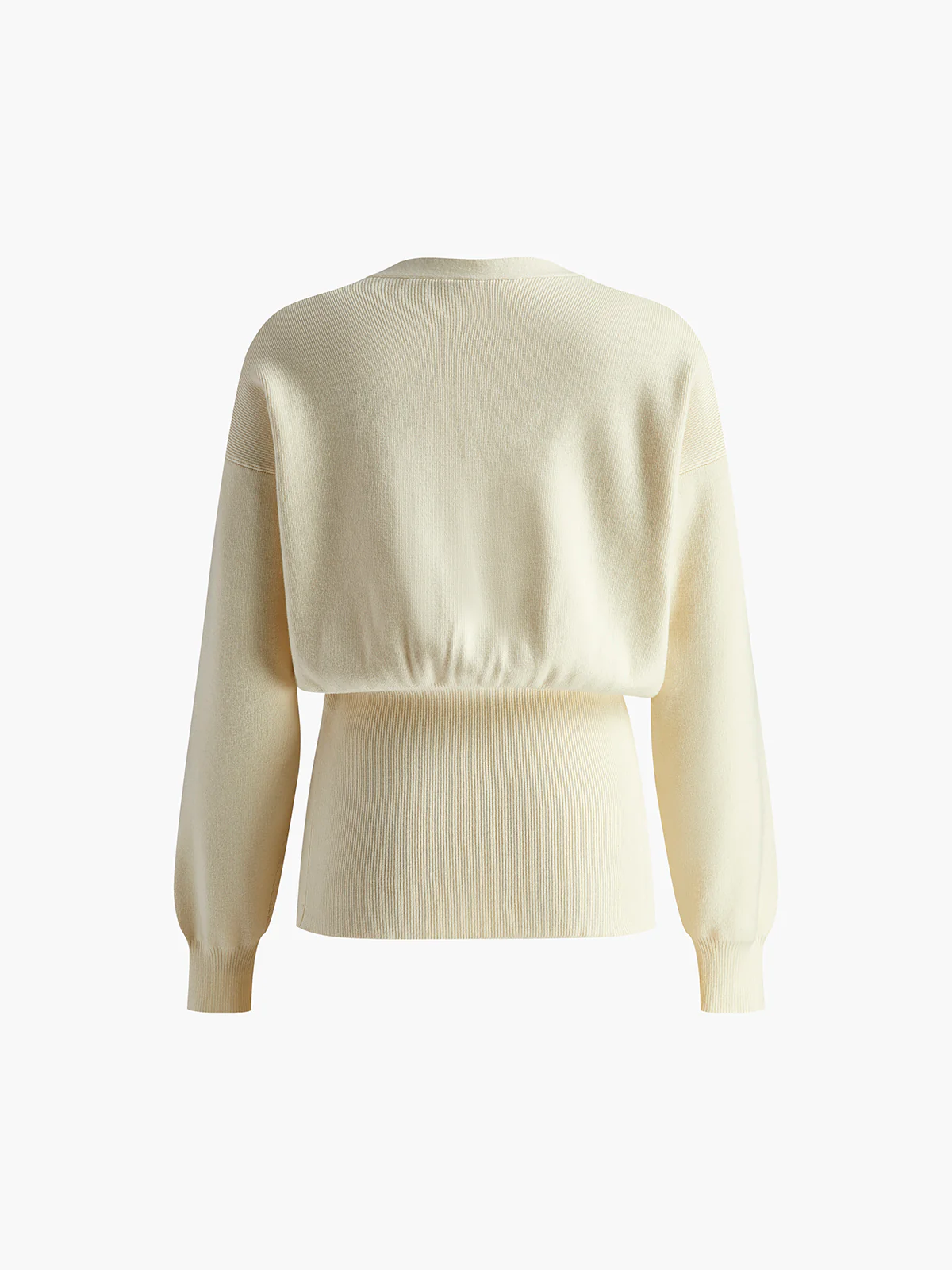 Golden Button Plain Cardigan - Image 8
