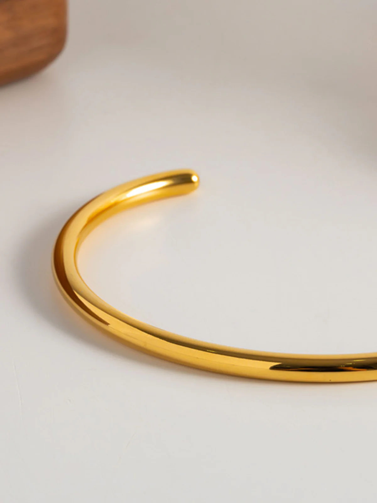 Golden Open Bracelet - Image 4