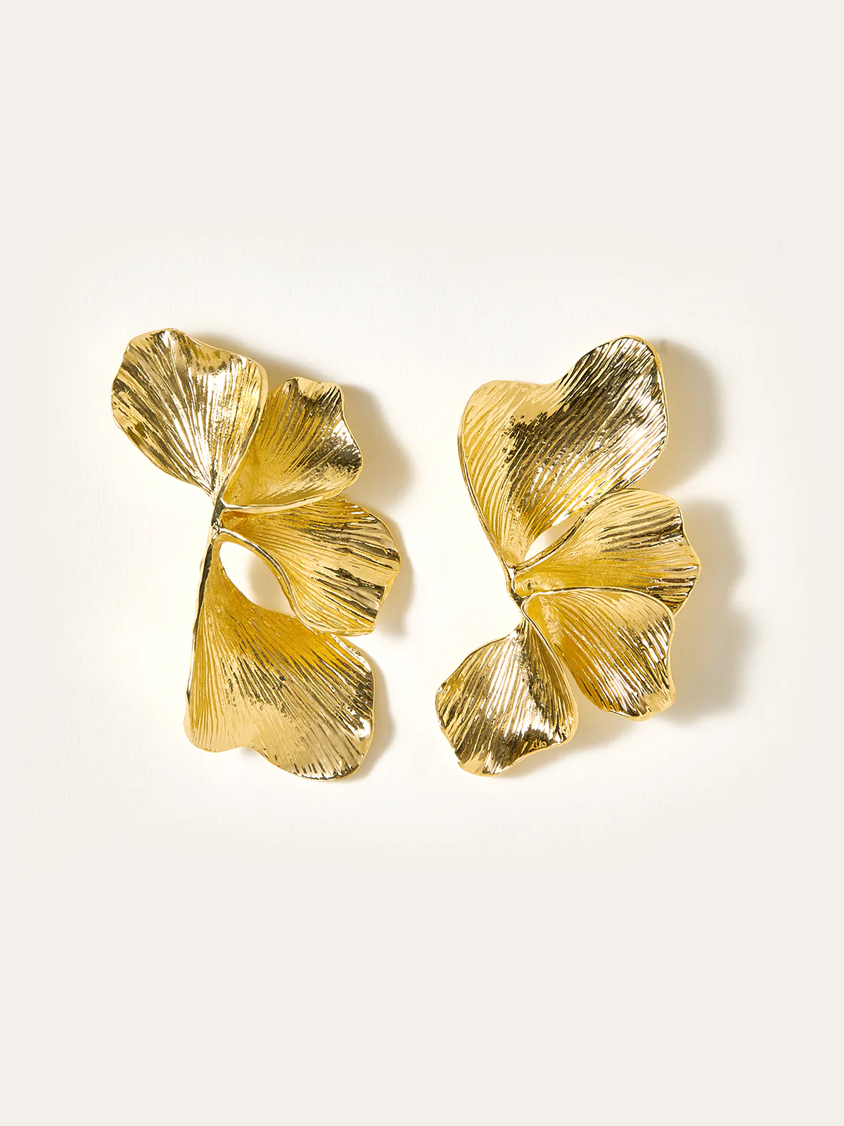 Golden Petal Earrings - Image 3