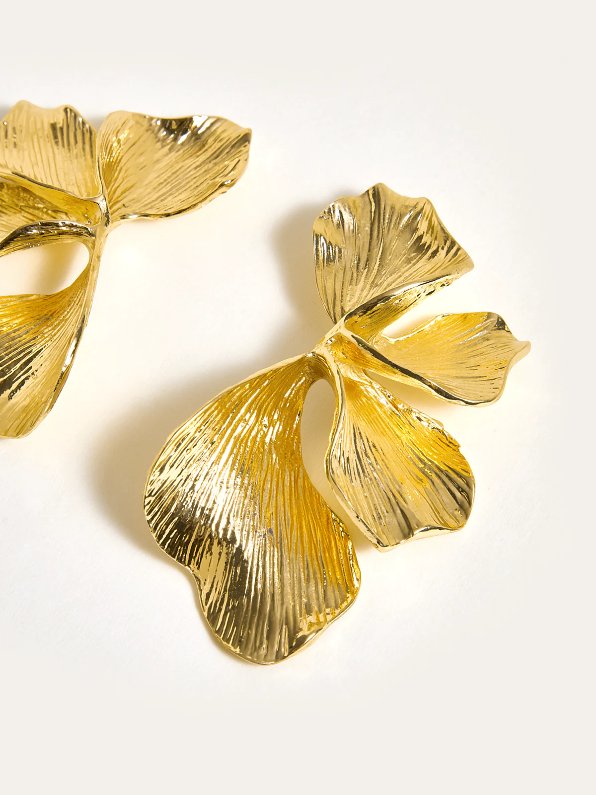Golden Petal Earrings - Image 4