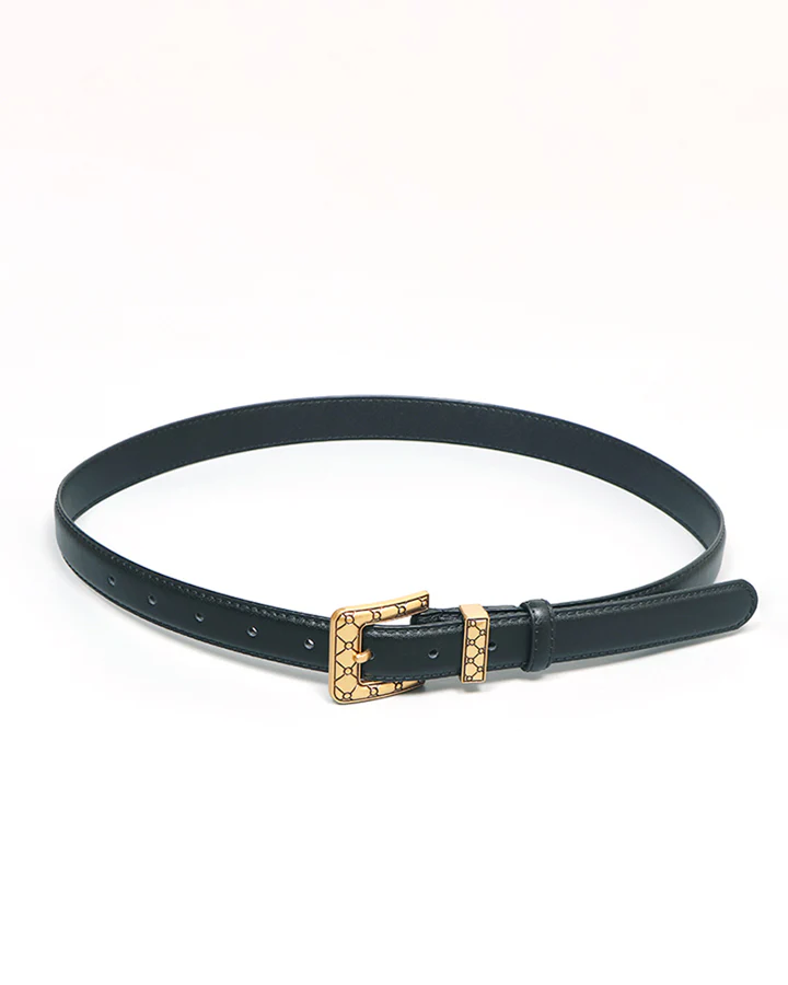 Golden Square Buckle Belt - Image 3