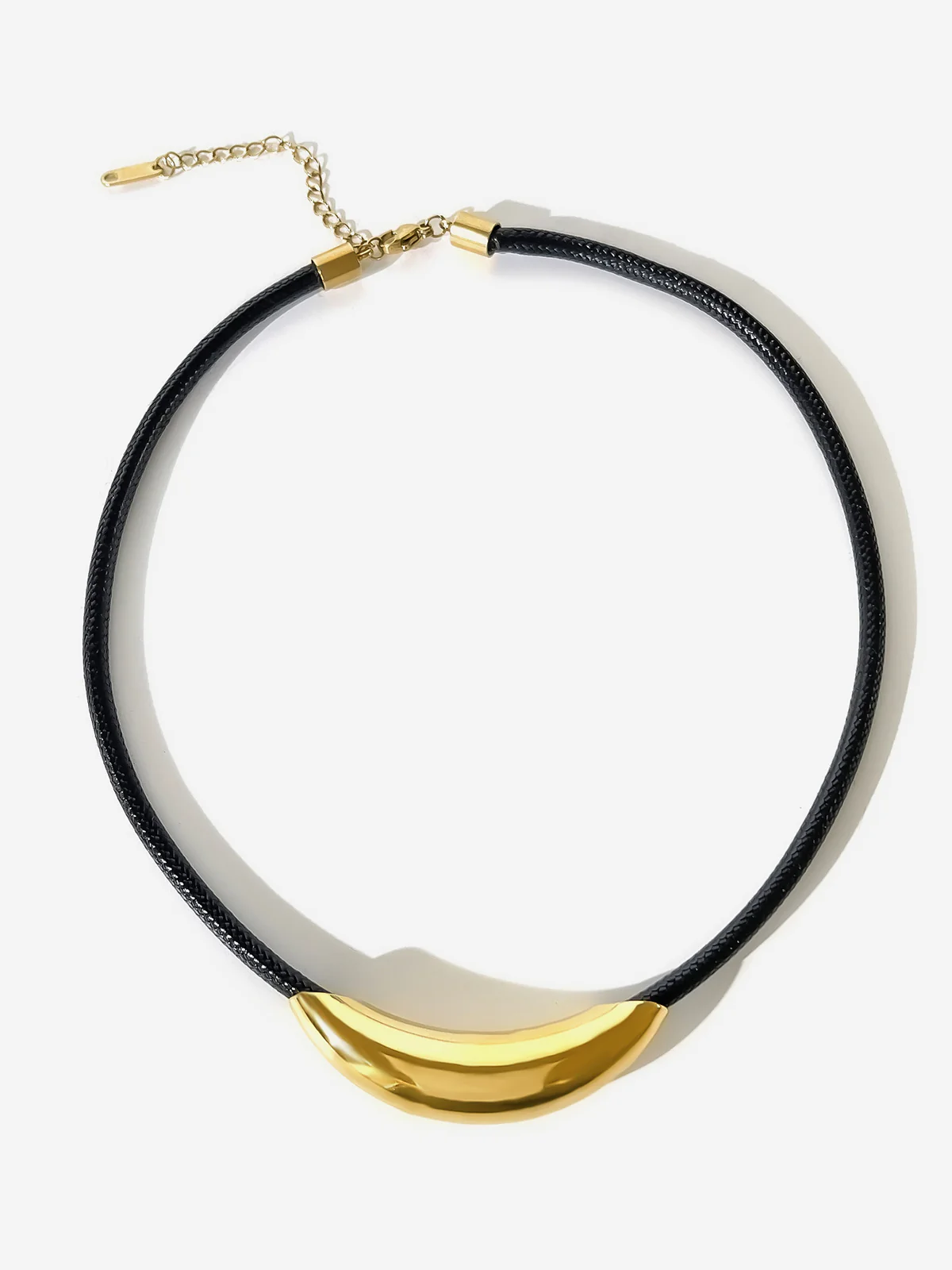 Golden Tube Rope Choker - Image 2