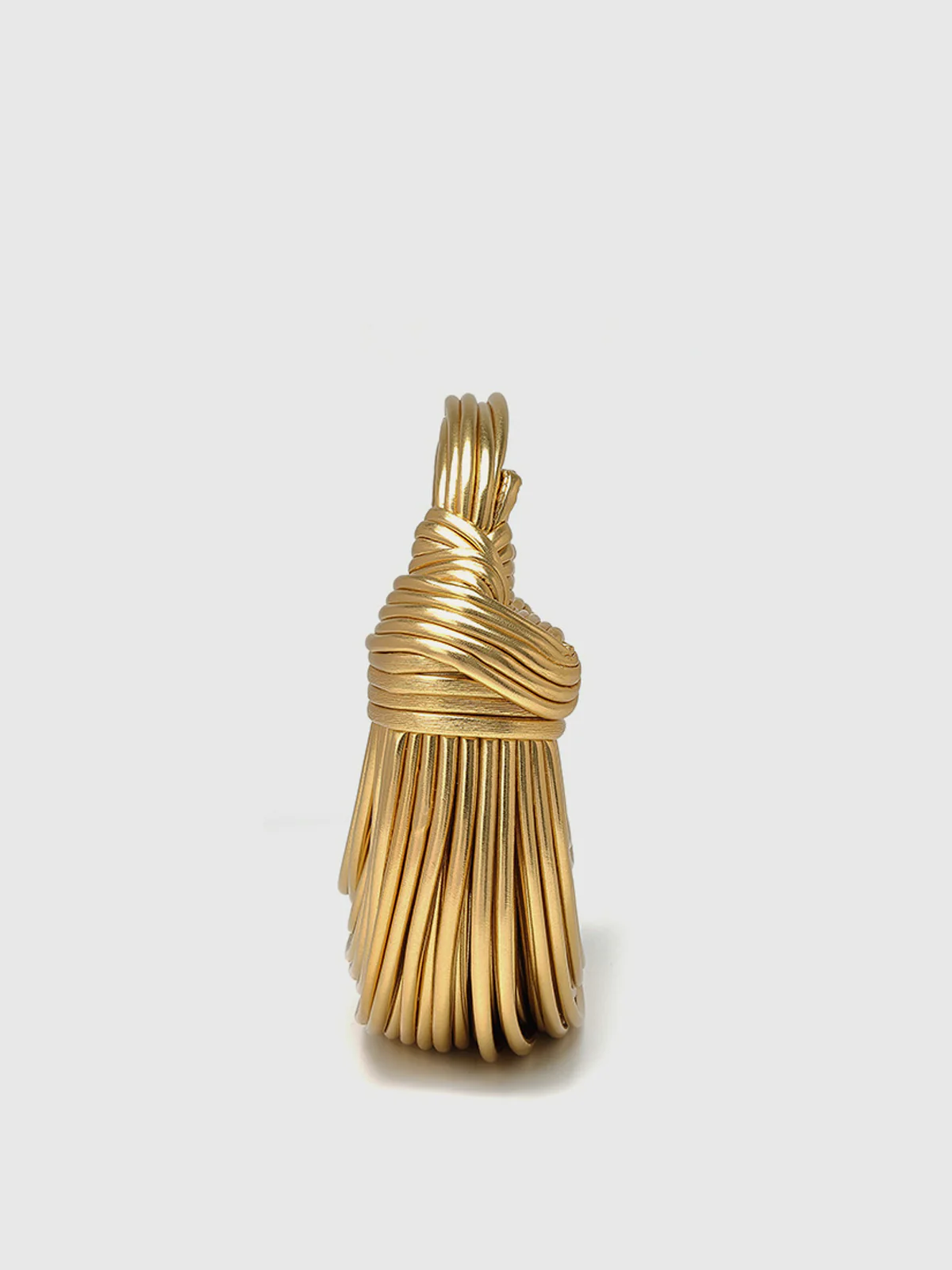 Golden Twisted Hoop Bag - Image 4