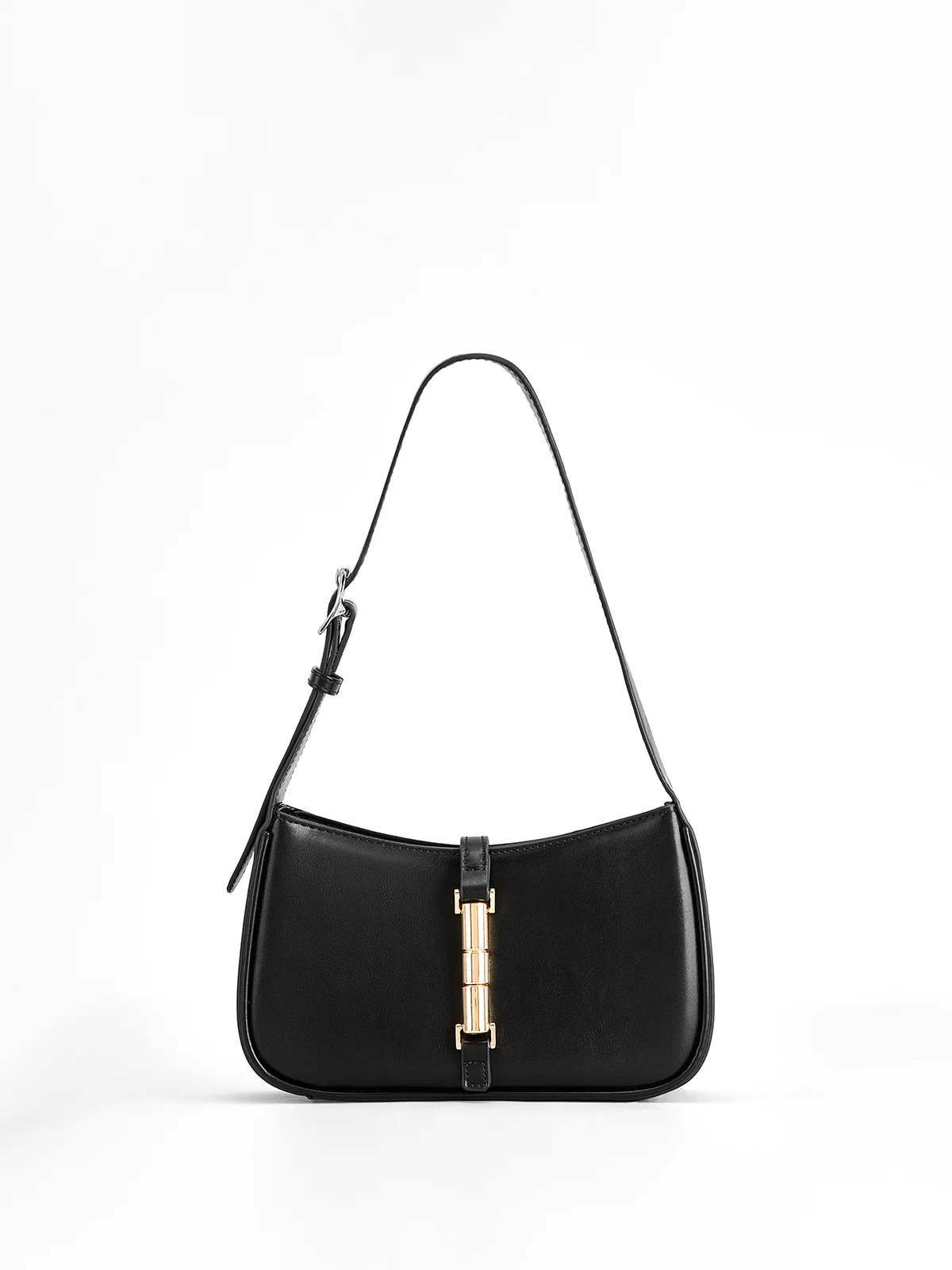 Golden Wist Lock Shoulder Bag - Image 4