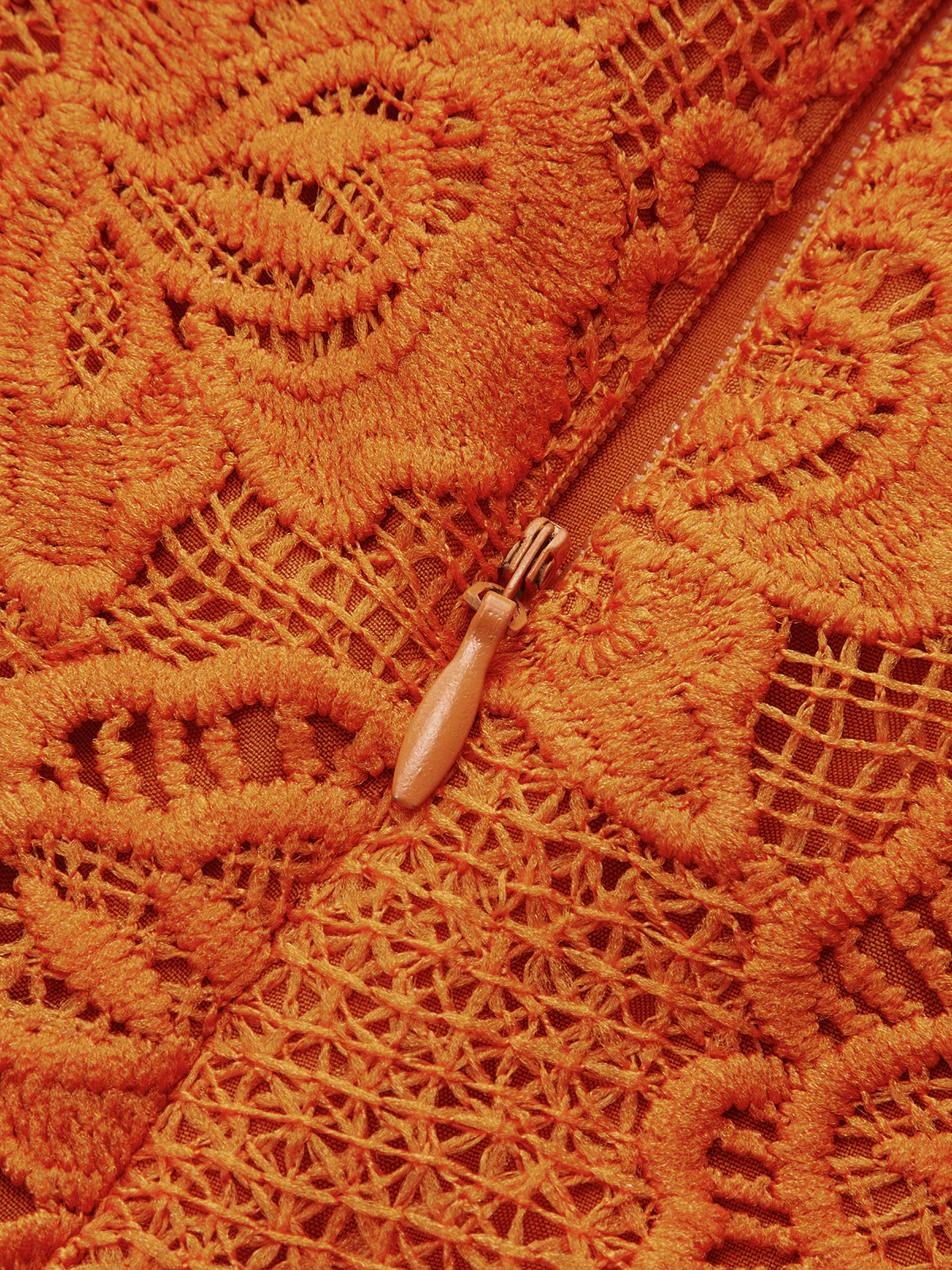 Guipure Lace Mid Waist Shorts - Image 4
