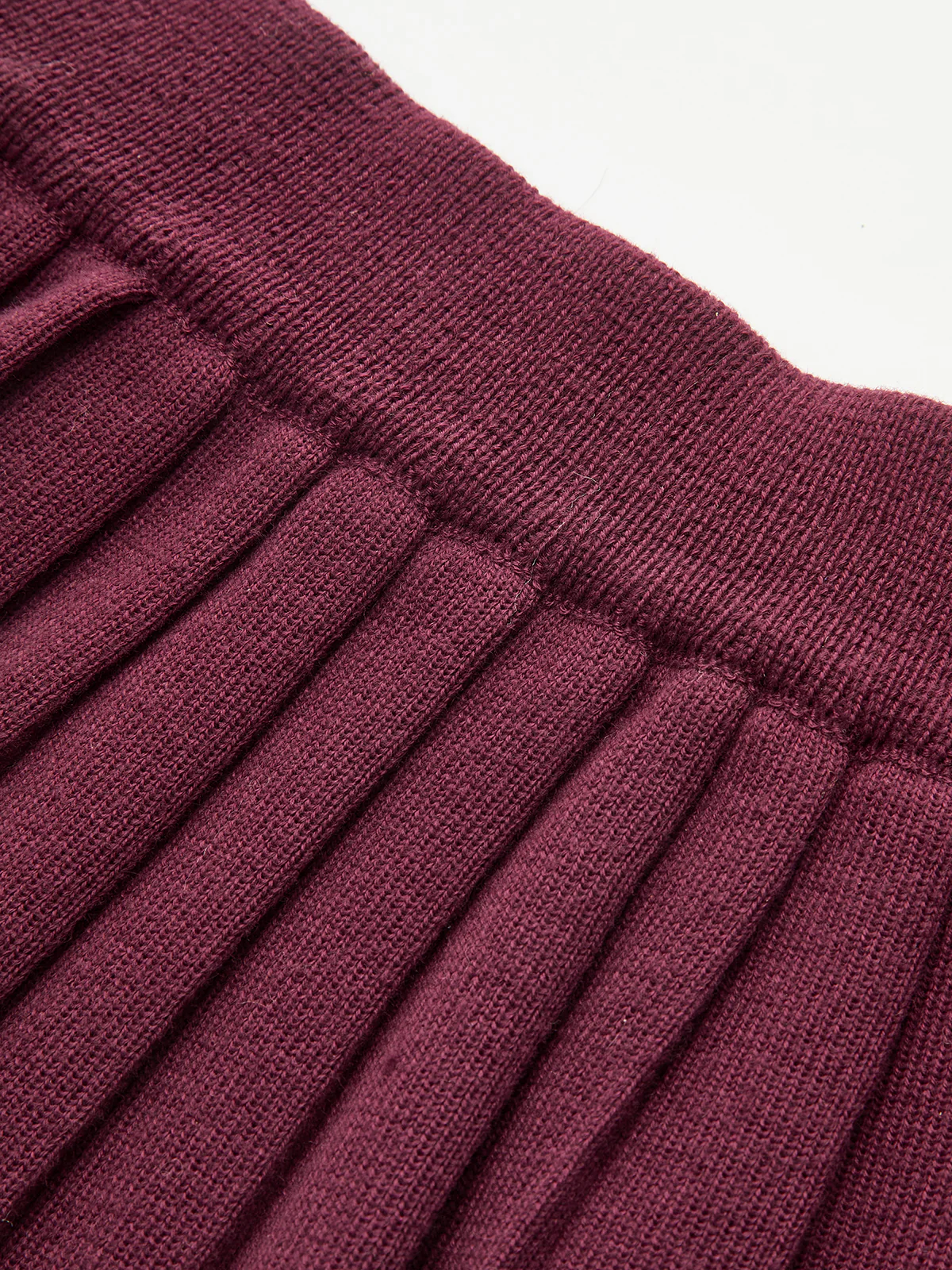 Half-Zip Knit Top & Pleated Skirt Set - Image 6