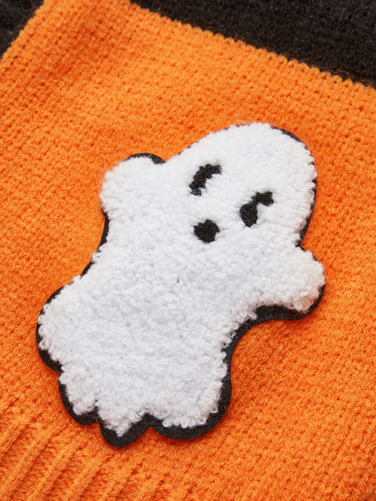 Halloween Pumpkin Breasted Knit Top - Image 3