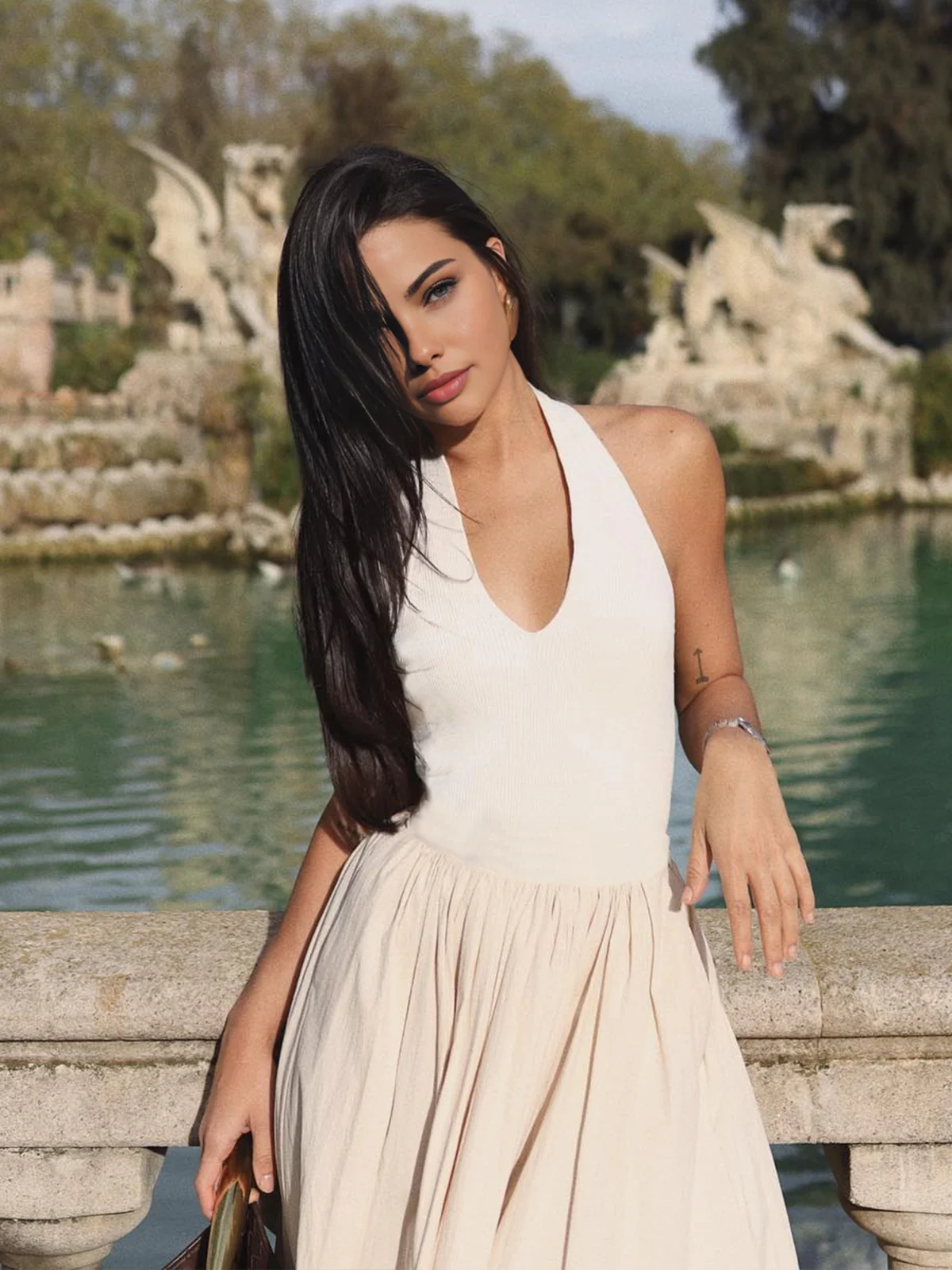 Halter Backless Pockets Dress - Image 10