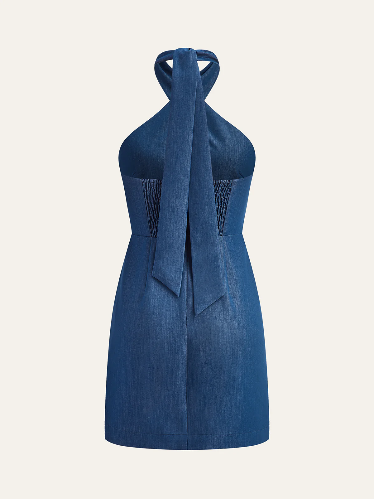 Halter Neck Mini Dress - Image 4