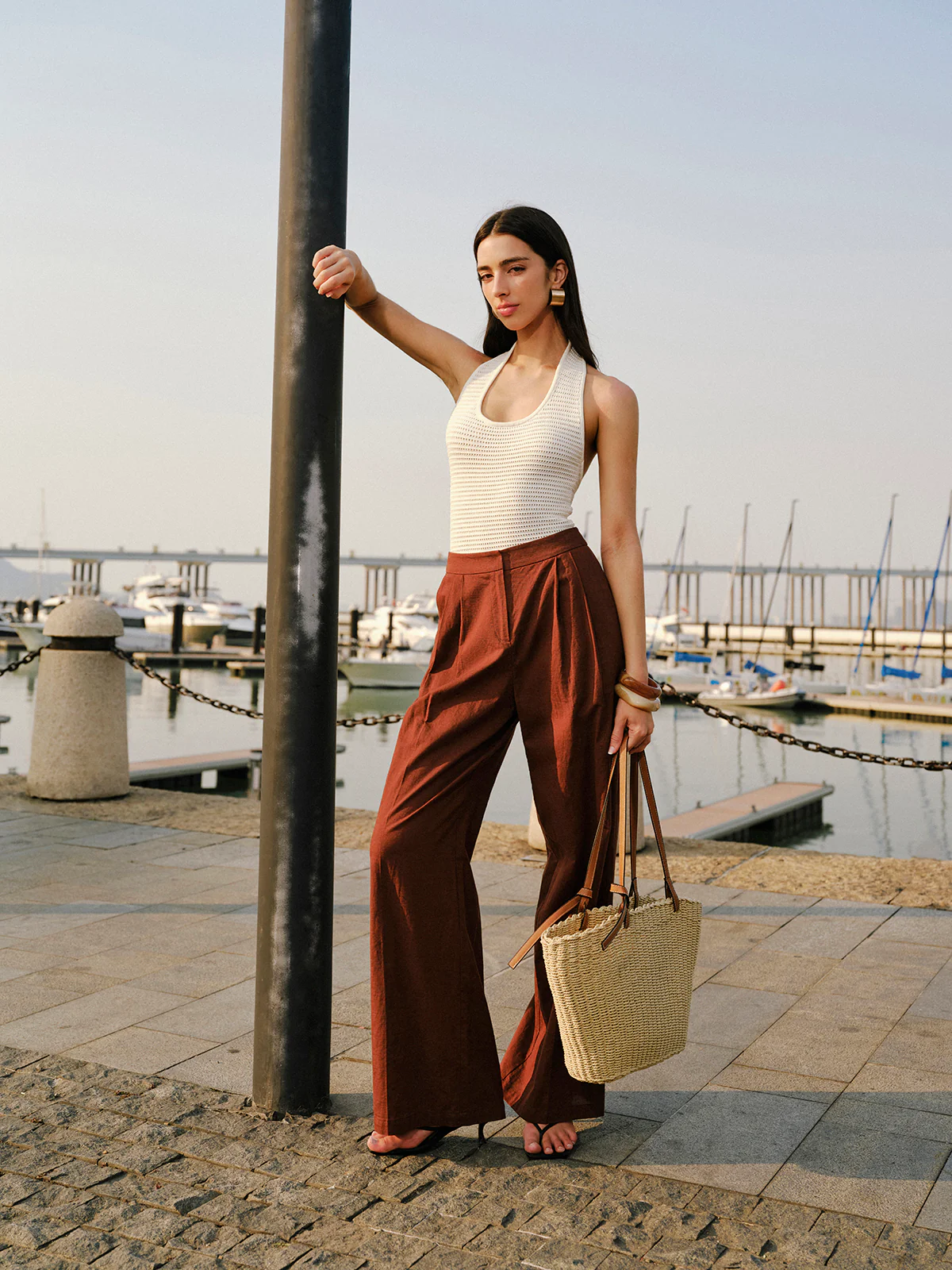 Halter Neck Knit Top - Image 4