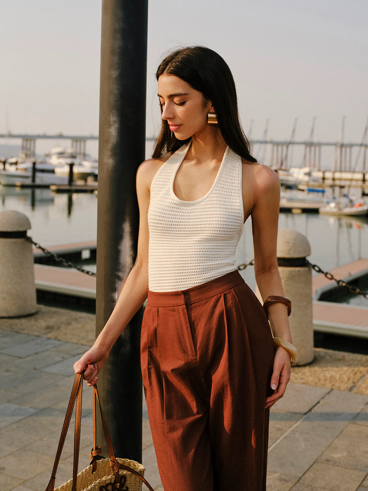 Halter Neck Knit Top - Image 5