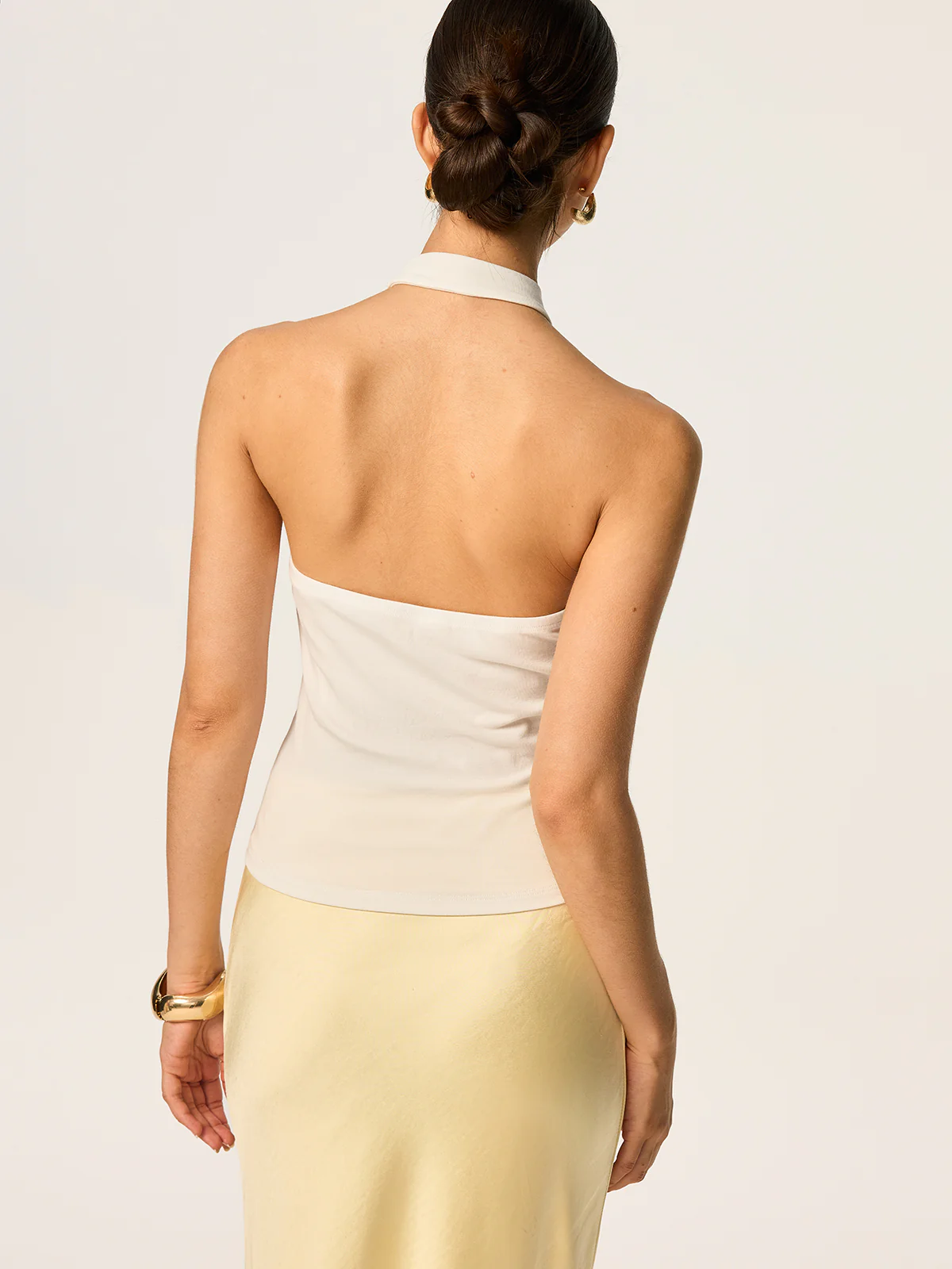 Halter-Neck Top with Draped Front - Image 6