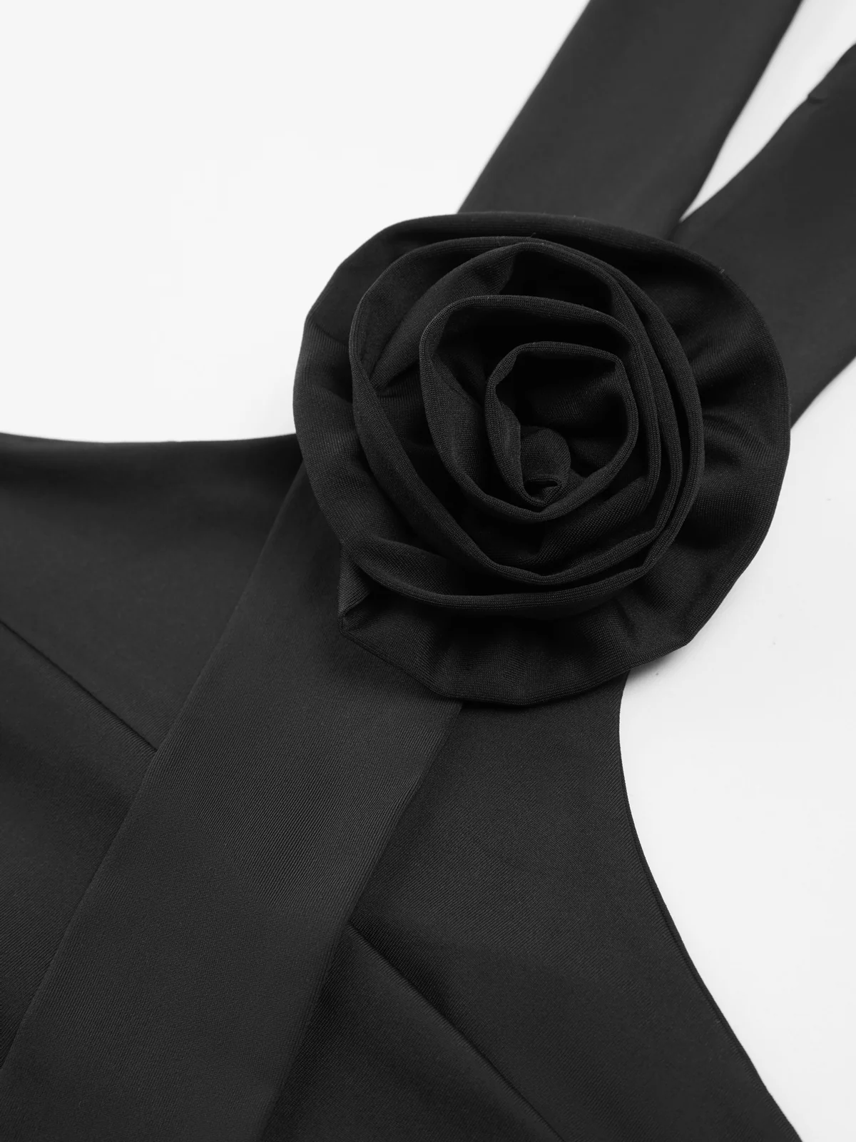 Halter Open Back Rosette Tank Top - Image 4