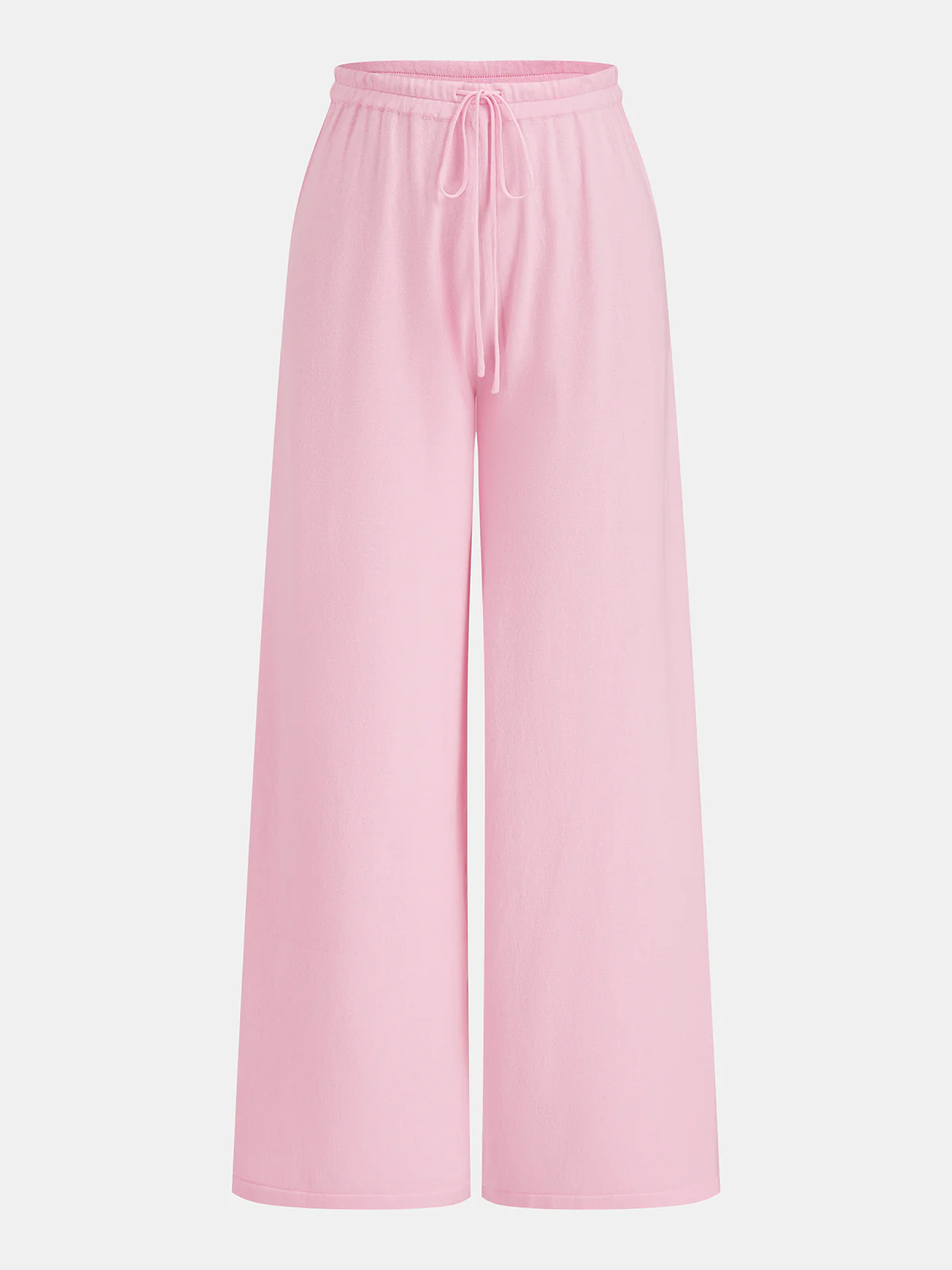 Halter Twist-Front Knit Top & Drawstring Pants Set - Image 4