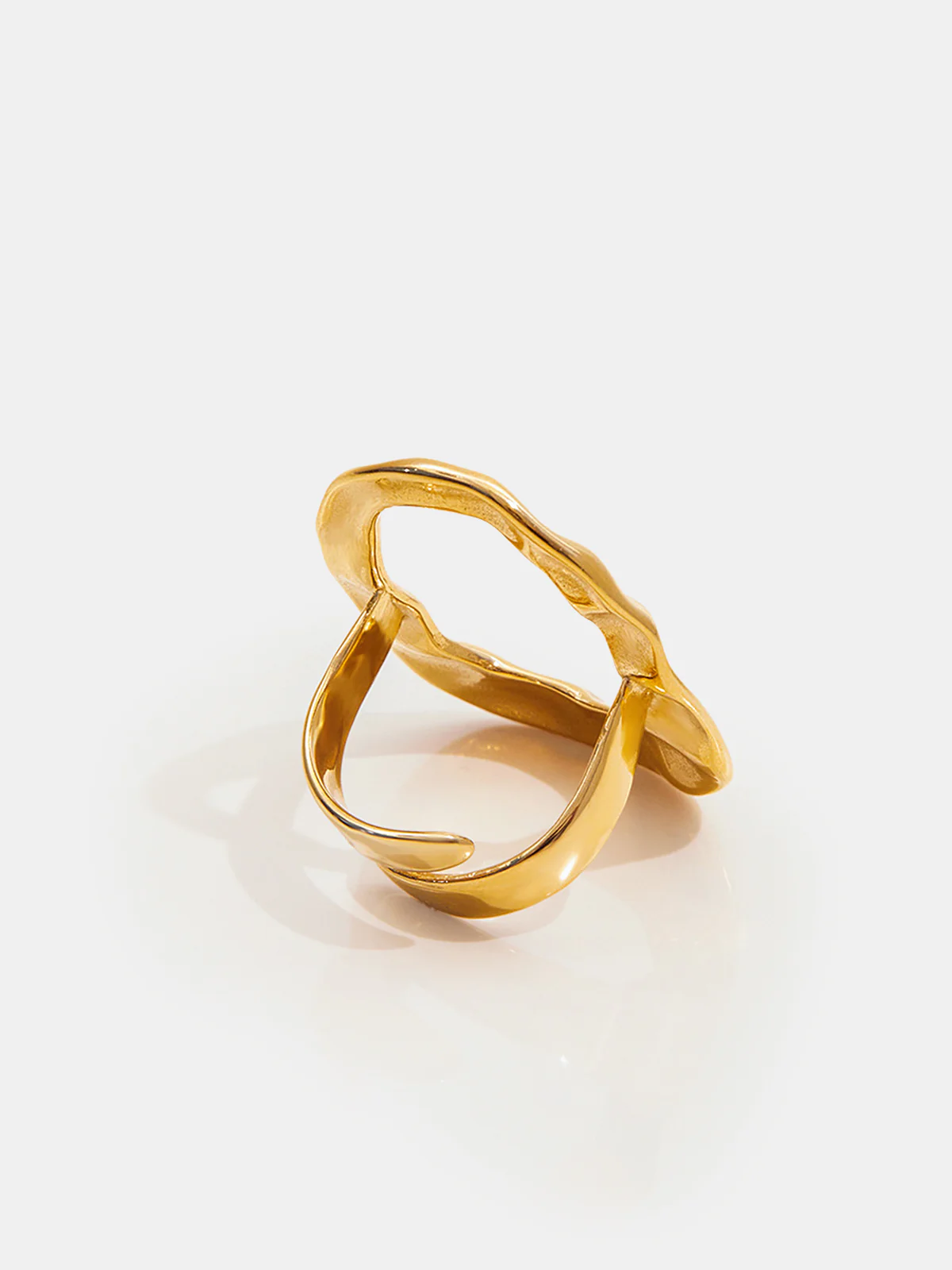 Hammered Irregular Ring - Image 4